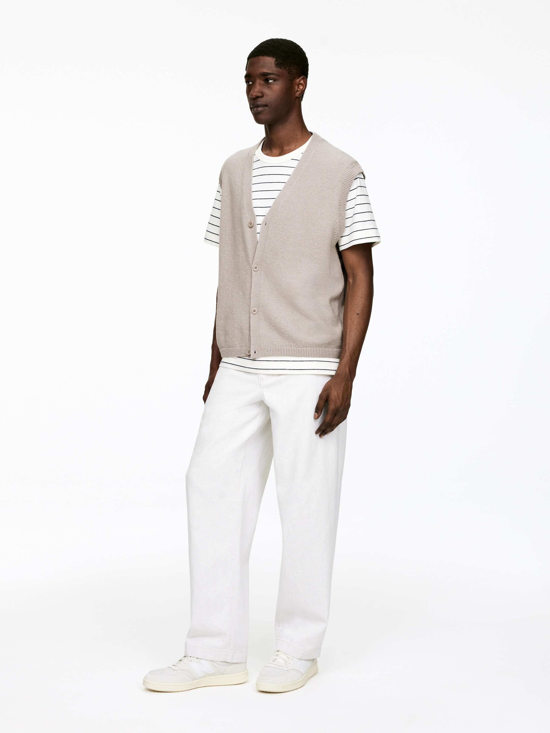 Größeres Bild anzeigen: Weste aus Wolle und Baumwolle - Grau - Men | H&M AT 2