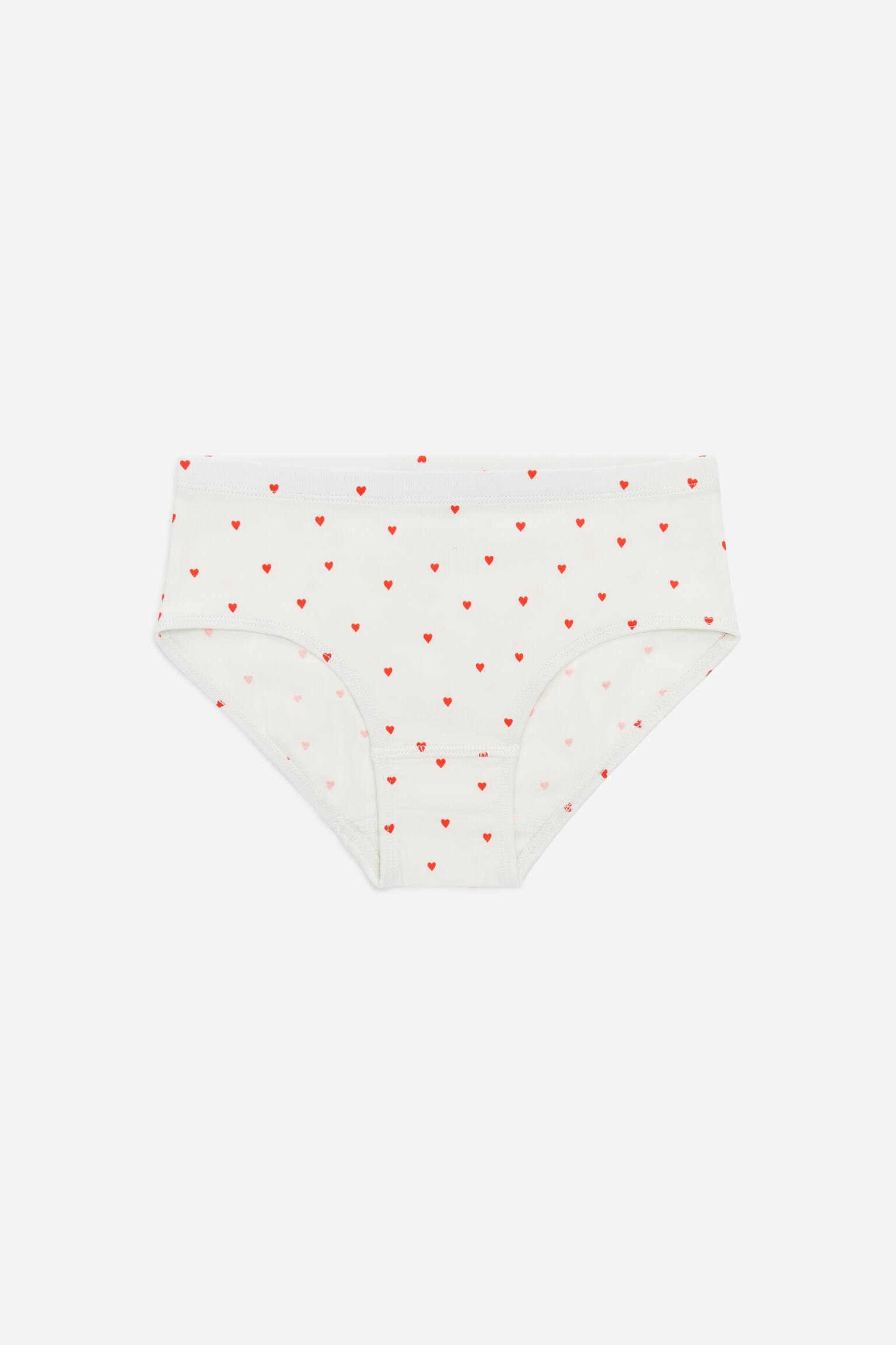 Majtki z bawełnianego dżerseju - Biały/czerwony/różowy/Wielokolorowy/Różowy/Złamana biel/Złamana biel / Czerwony - 4