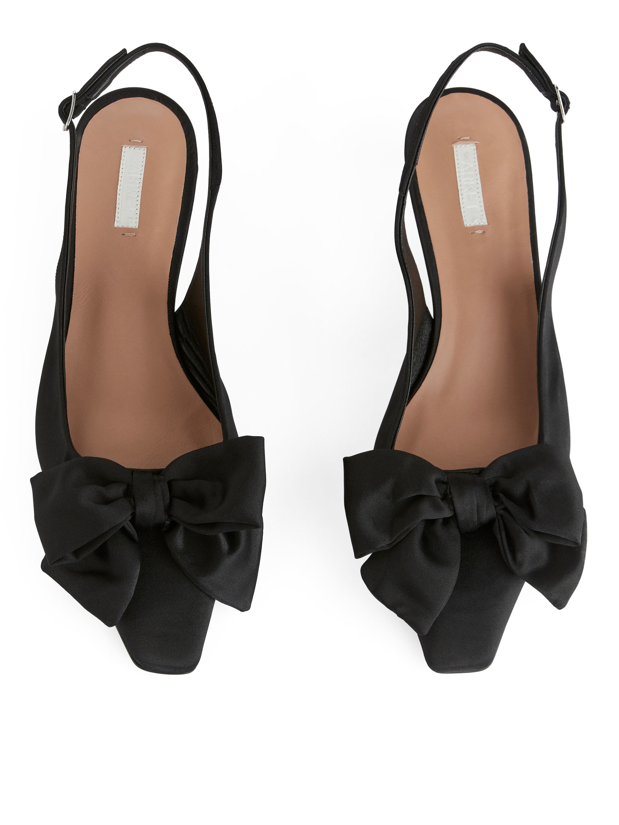 Grotere afbeelding bekijken: Zachte pumps met strik en slingback - Zwart - DAMES | H&M NL 2