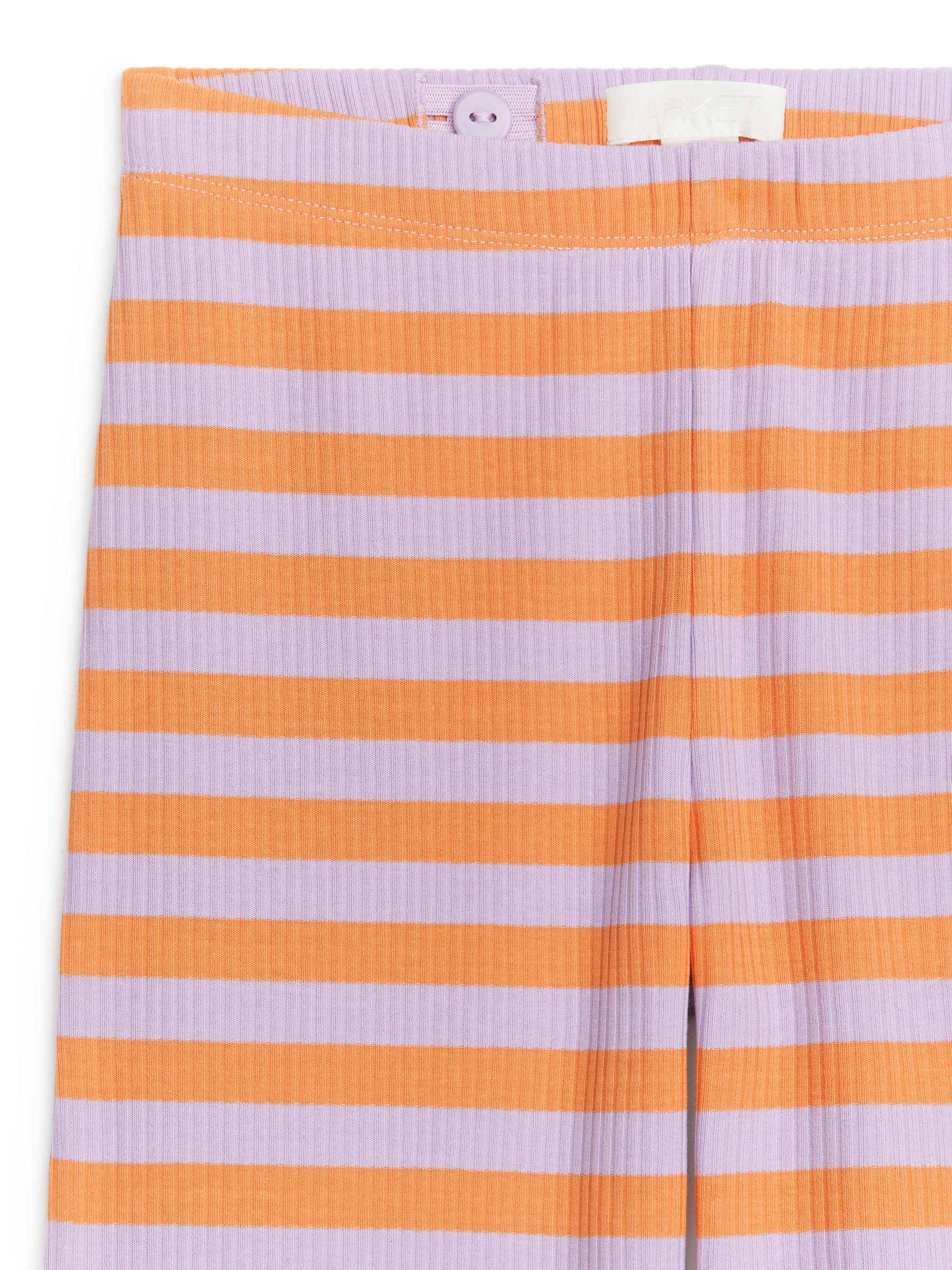 Gerippte Baumwollhose - Flieder/Orange - Regular Fit - Kinder - StillMedia/DescriptiveDetail - 1