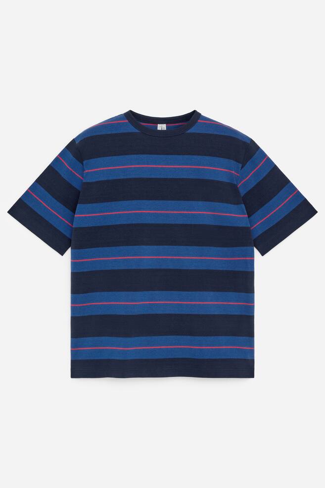Camiseta holgada - Azul/rayas - 1