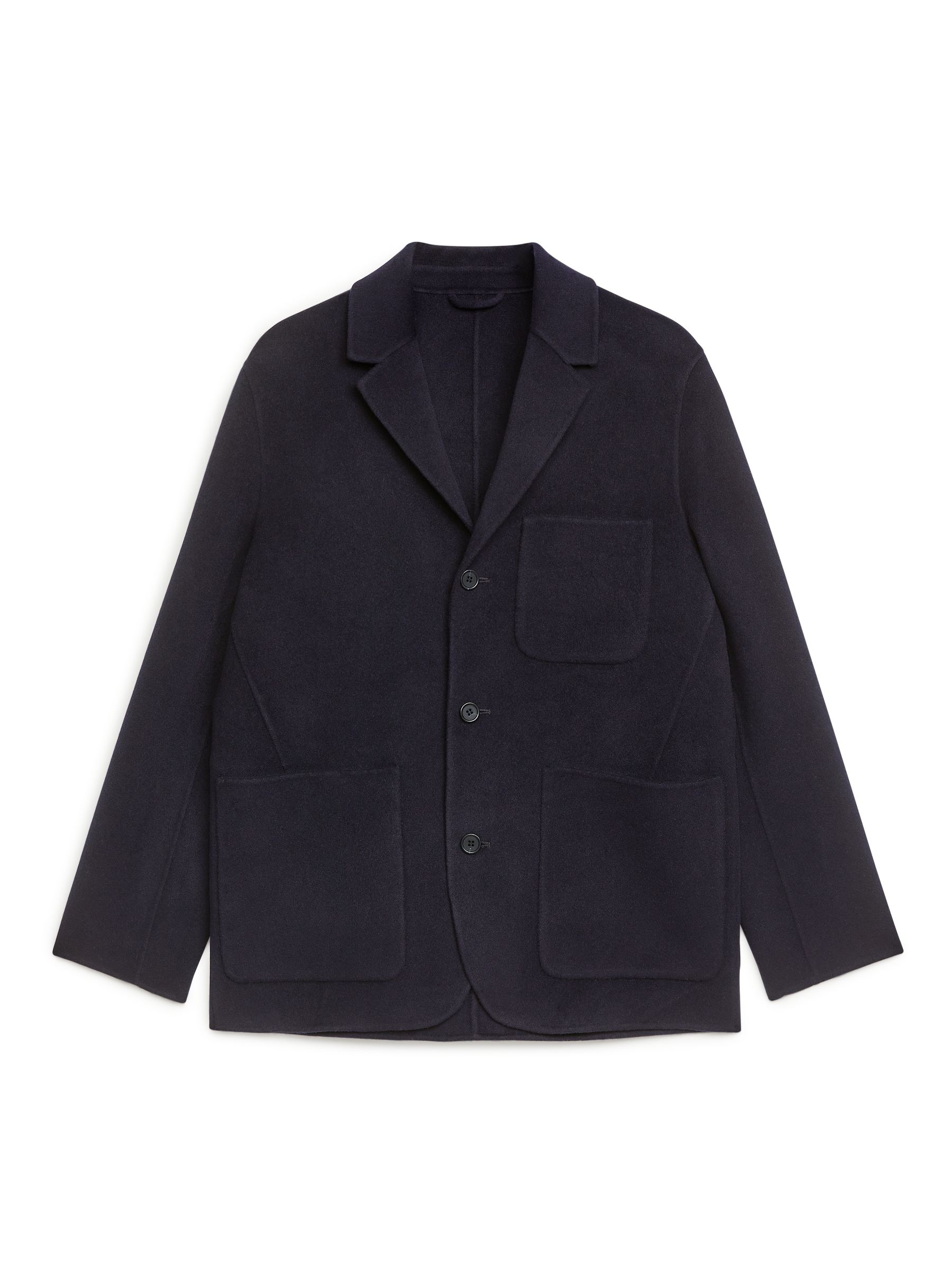 DoubleFace Wool Blazer-#282731-1207