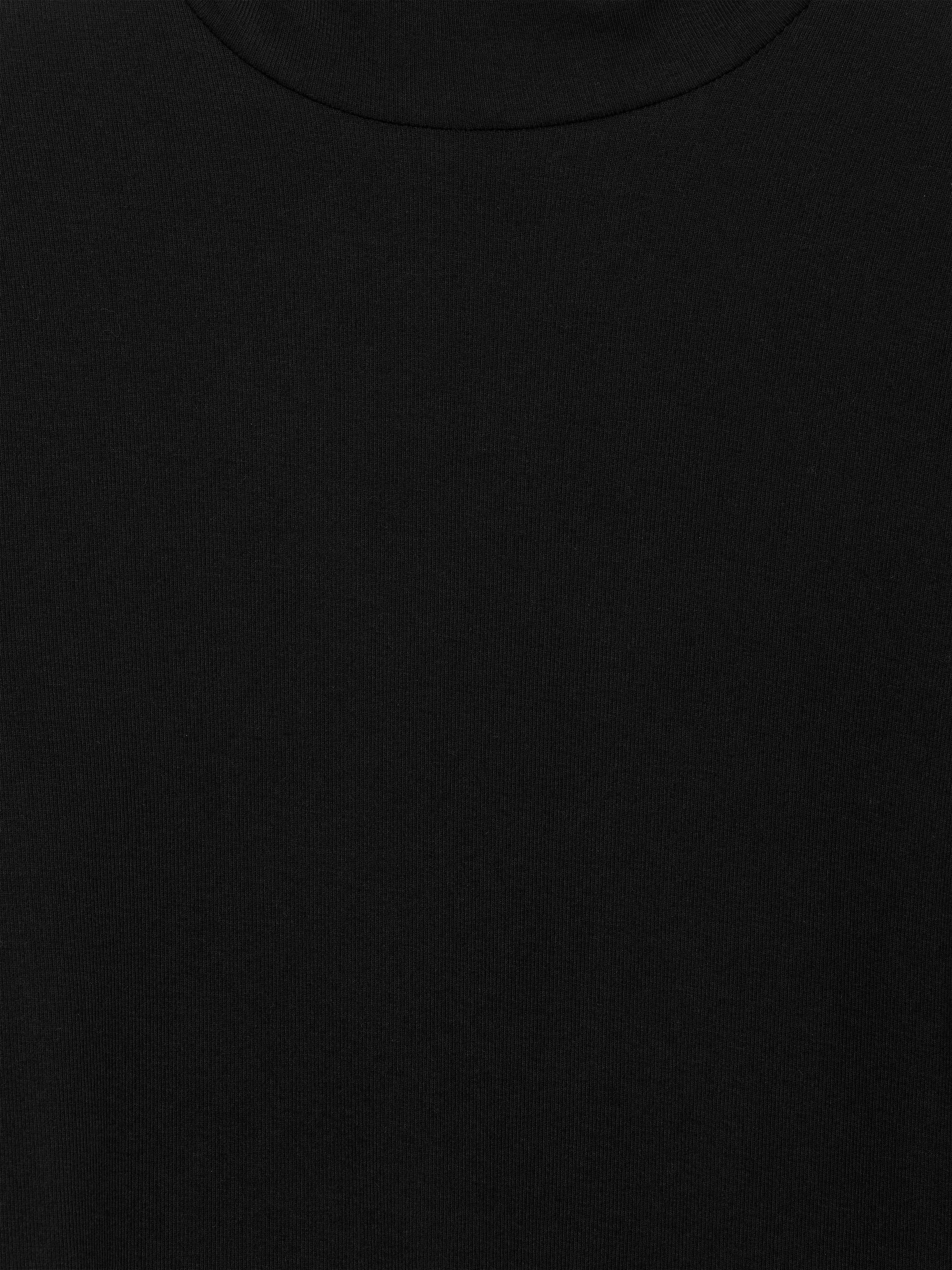 Grotere afbeelding bekijken: Roll-Neck Cotton Top - Zwart - DAMES | H&M BE 3