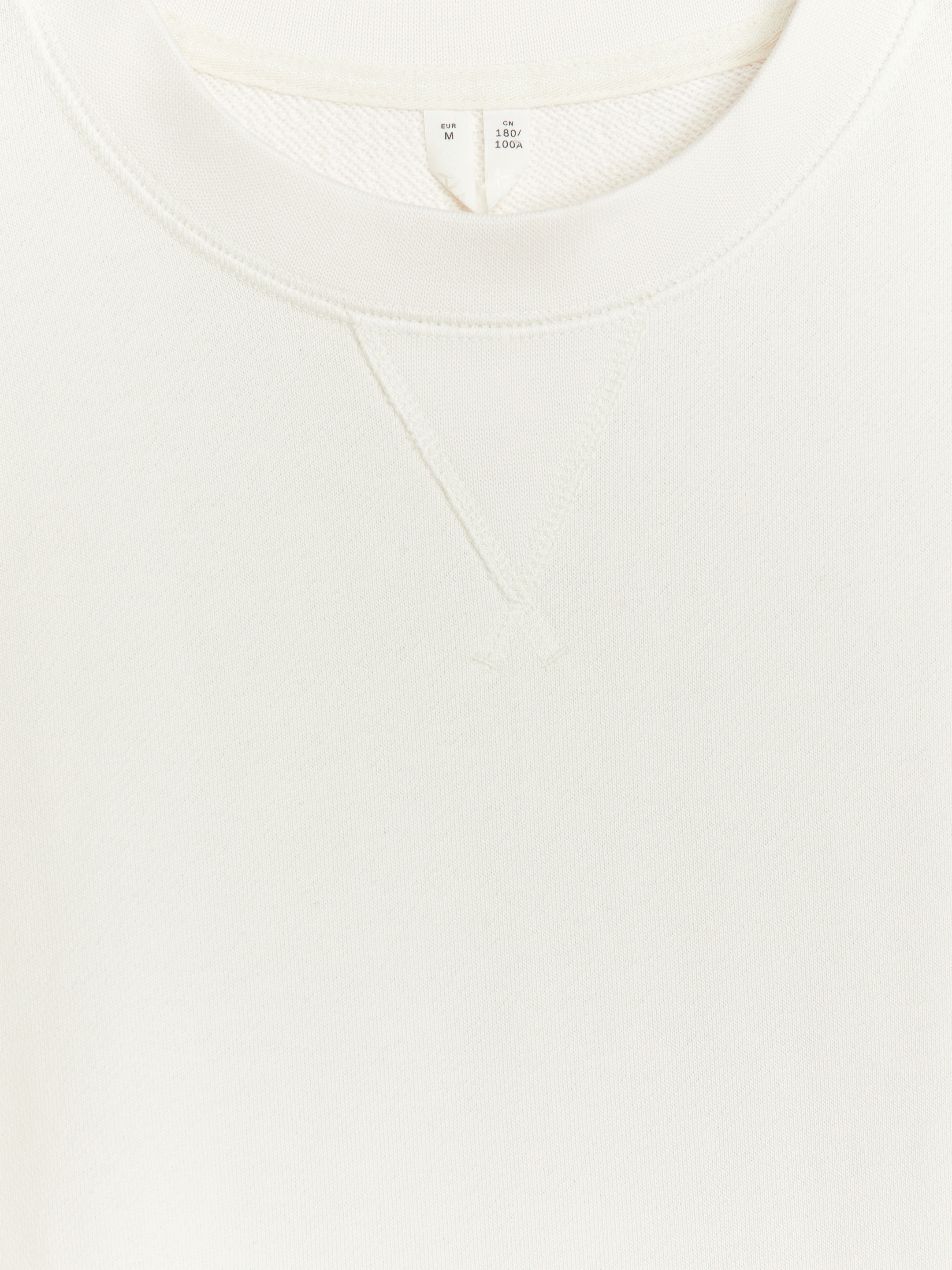 French Terry Sweatshirt - White - Regular fit - Men - StillMedia/DescriptiveDetail - 1