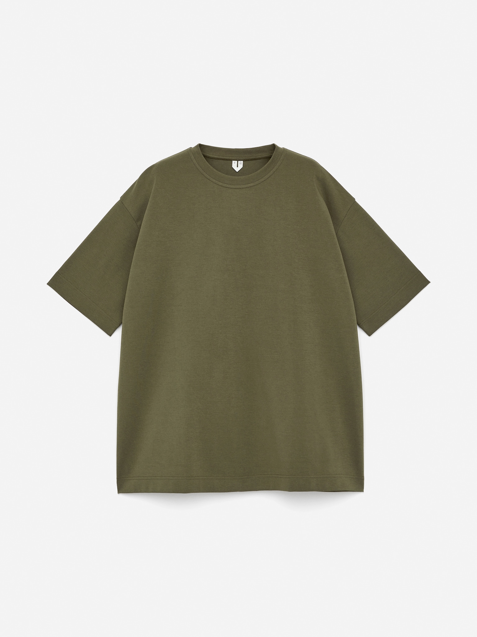 T-shirt interlock OPAL - Vert kaki/Blanc/Bordeaux - 2