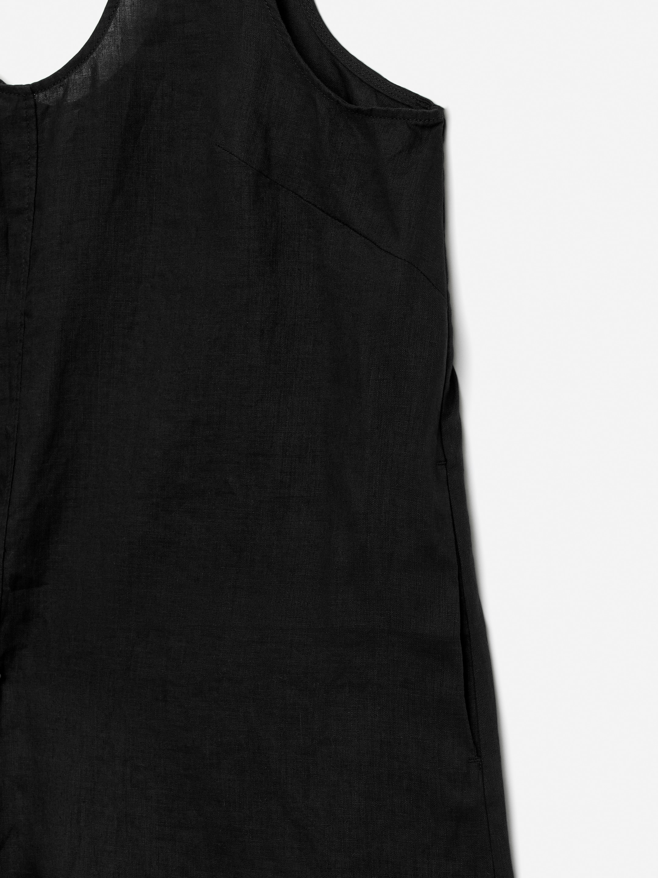 Playsuit aus Leinen - Schwarz - Regular Fit - Women - StillMedia/DescriptiveDetail - 1