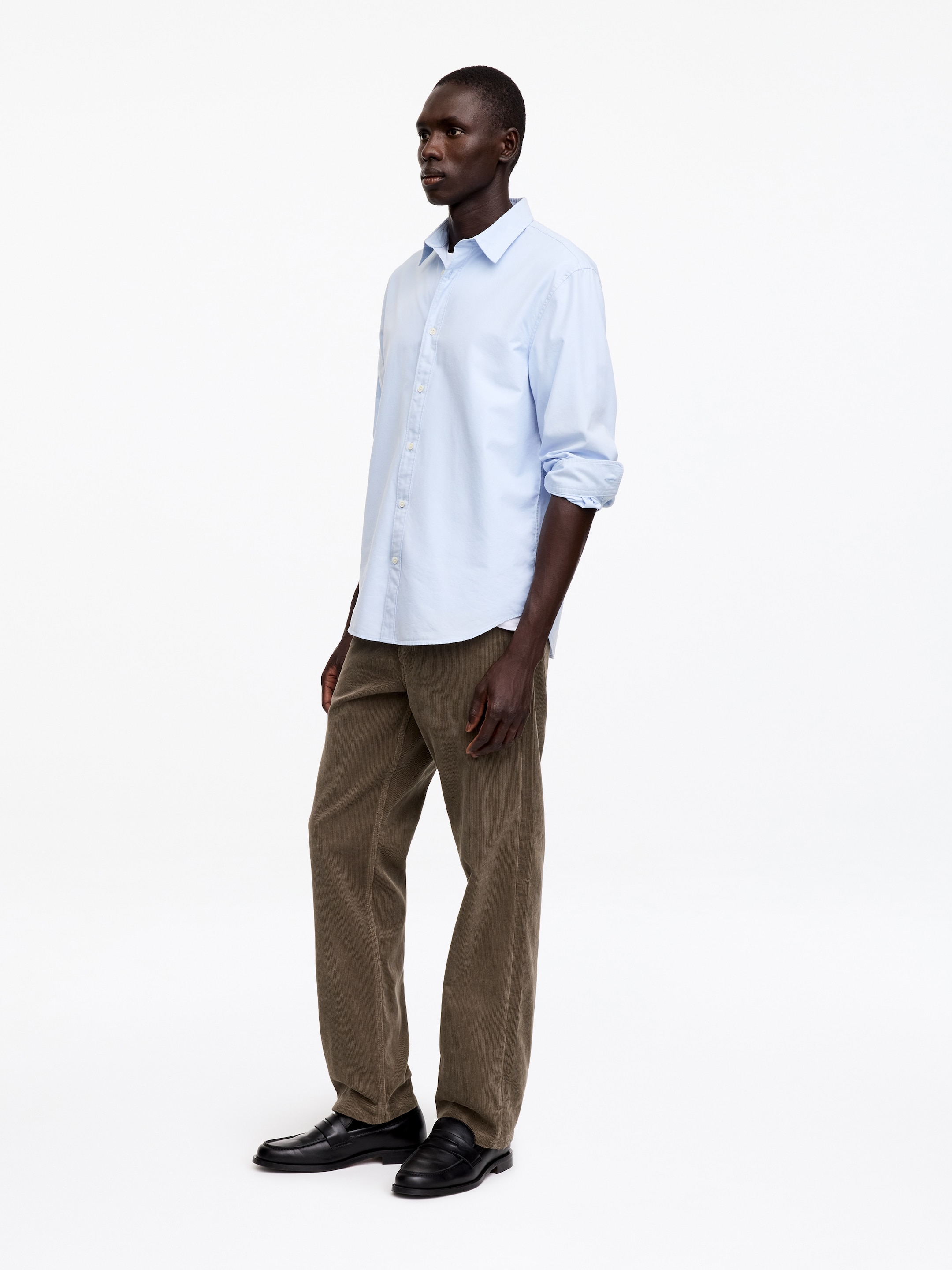 Pantalones de pana rectos OCEAN de corte amplio - Topo - Corte holgado - Men - StillMedia/Lookbook - 3