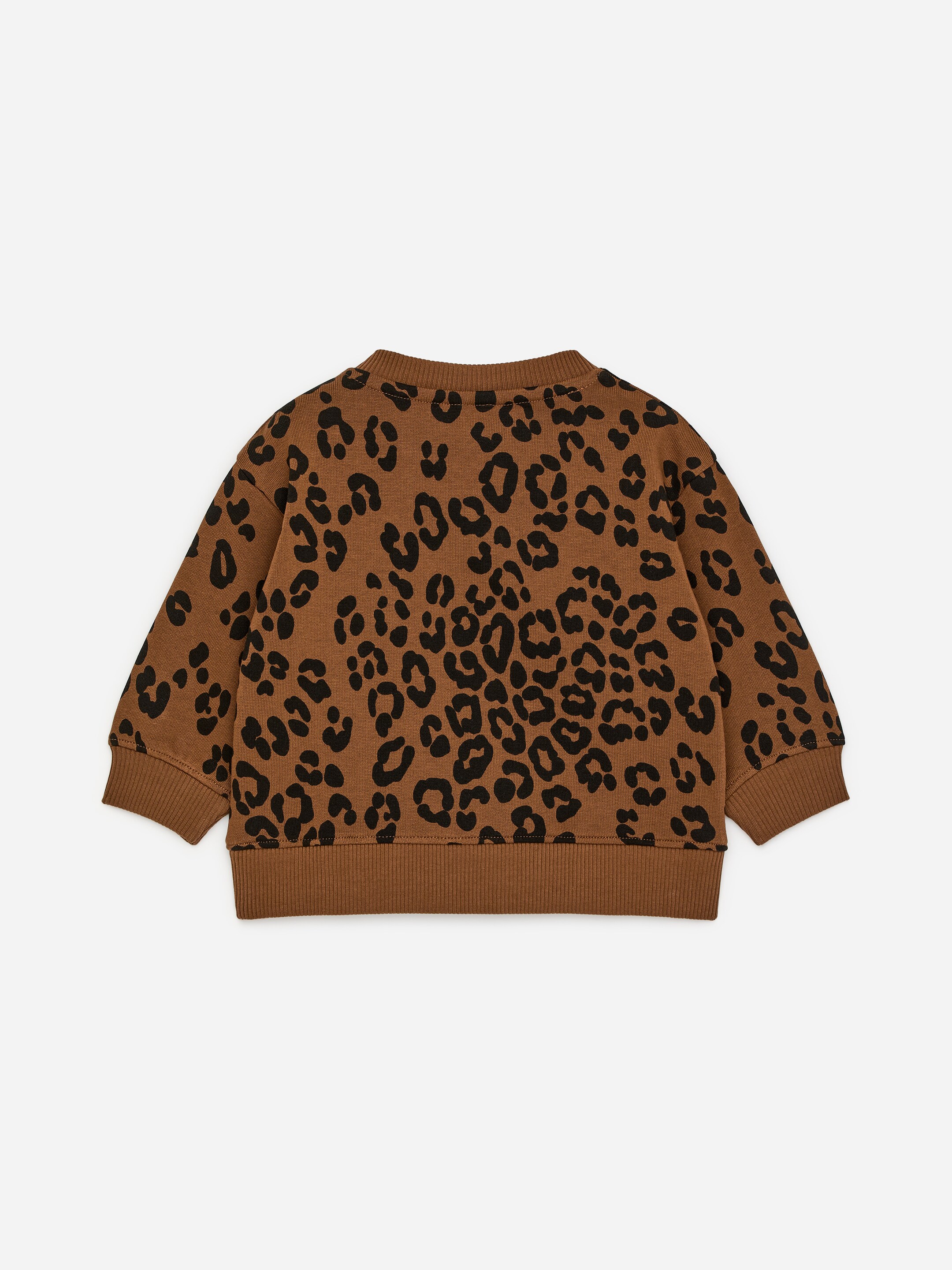 Visa större bild: Sweatshirt i bomull - Brun/svart - BARN | H&M SE 2