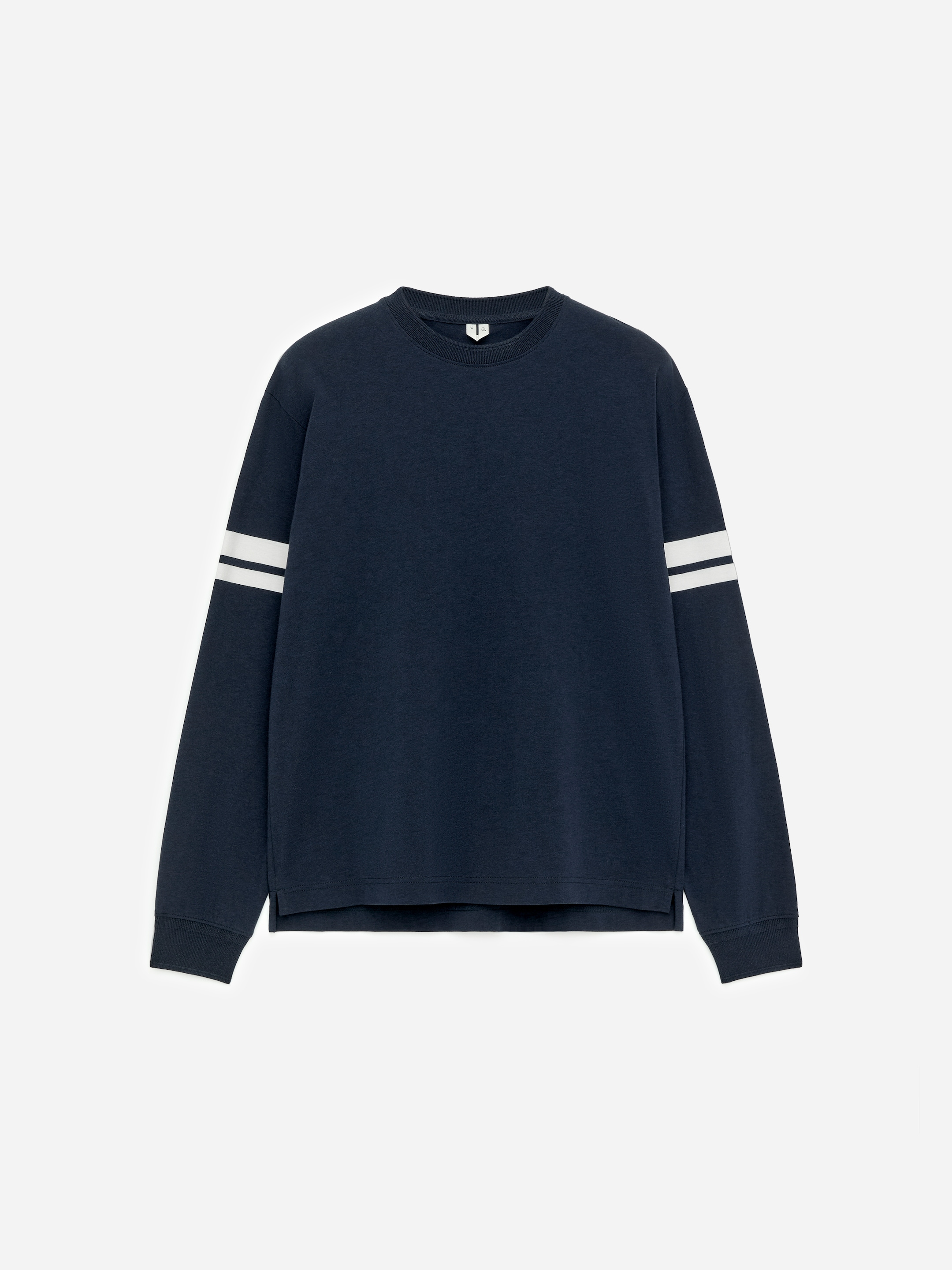 Long-Sleeve T-Shirt - Dark Blue/White - Loose fit - Men - StillMedia/DescriptiveStillLife - 1