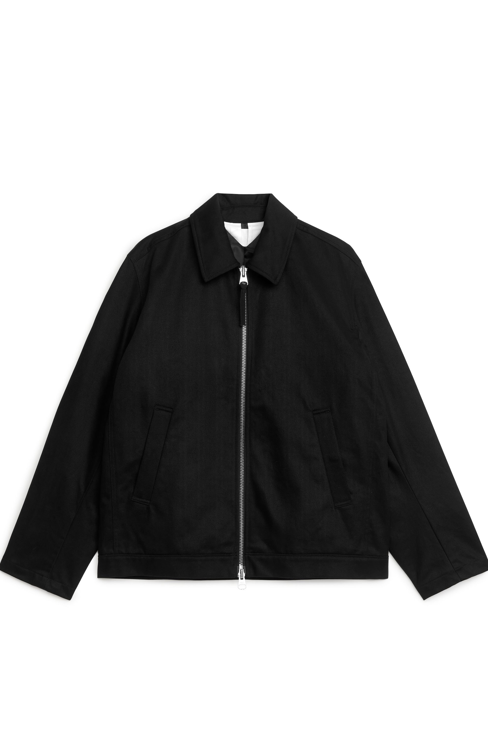 Visa större bild: Bomullsjacka - Svart - HERR | H&M SE 1