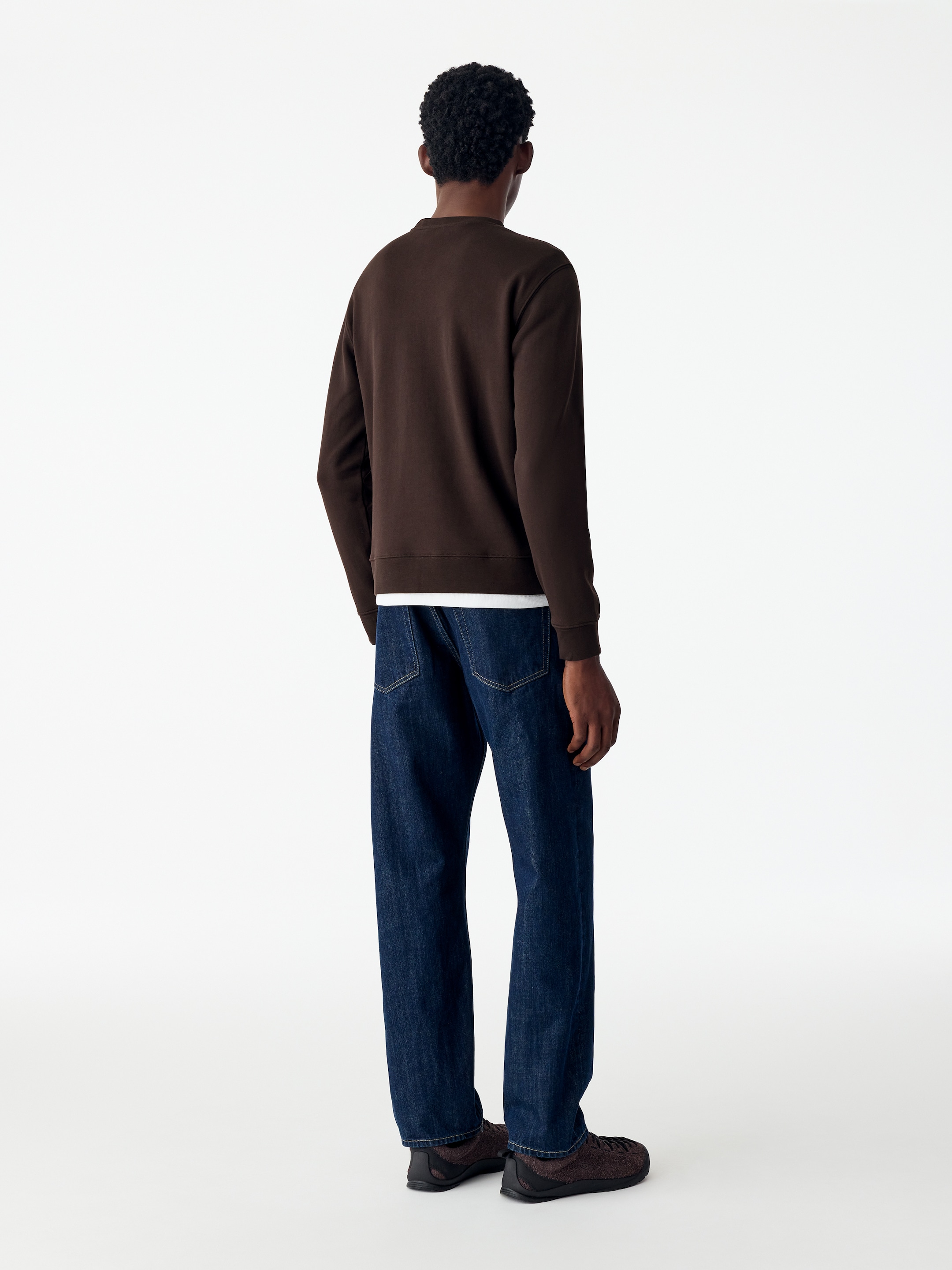 Mittelschweres Sweatshirt - Braun - Regular Fit - men - StillMedia/Lookbook - 4