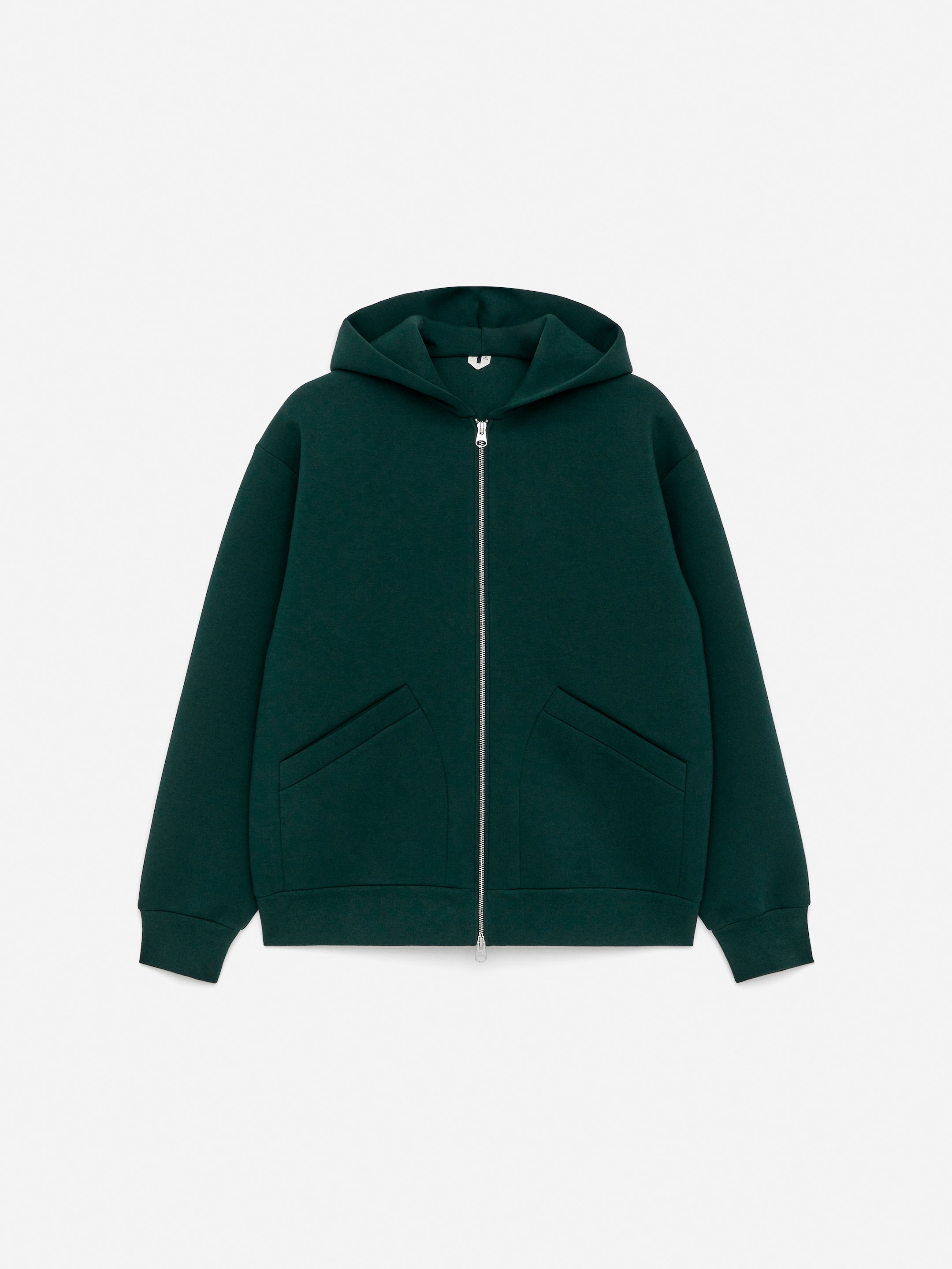 Scuba Zip Hoodie - Dark Green - Relaxed fit - Men - StillMedia/DescriptiveStillLife - 2