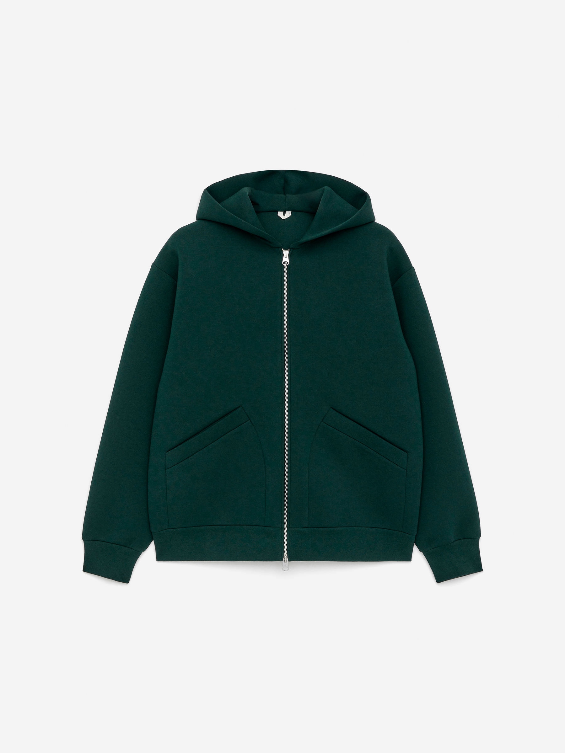 Scuba Zip Hoodie-Green-17115