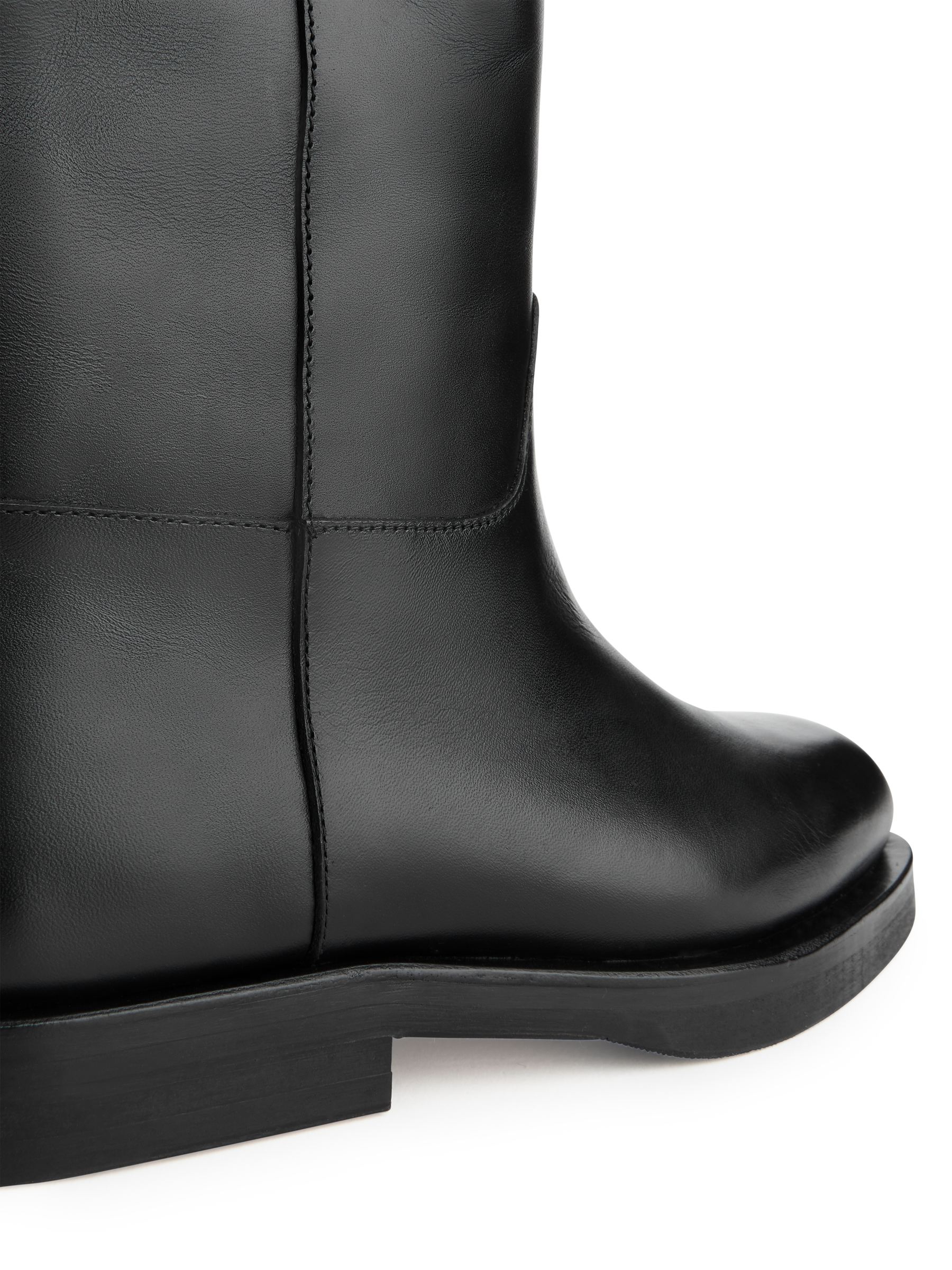 Leather Riding Boots - Black - Women - StillMedia/DescriptiveDetail - 4