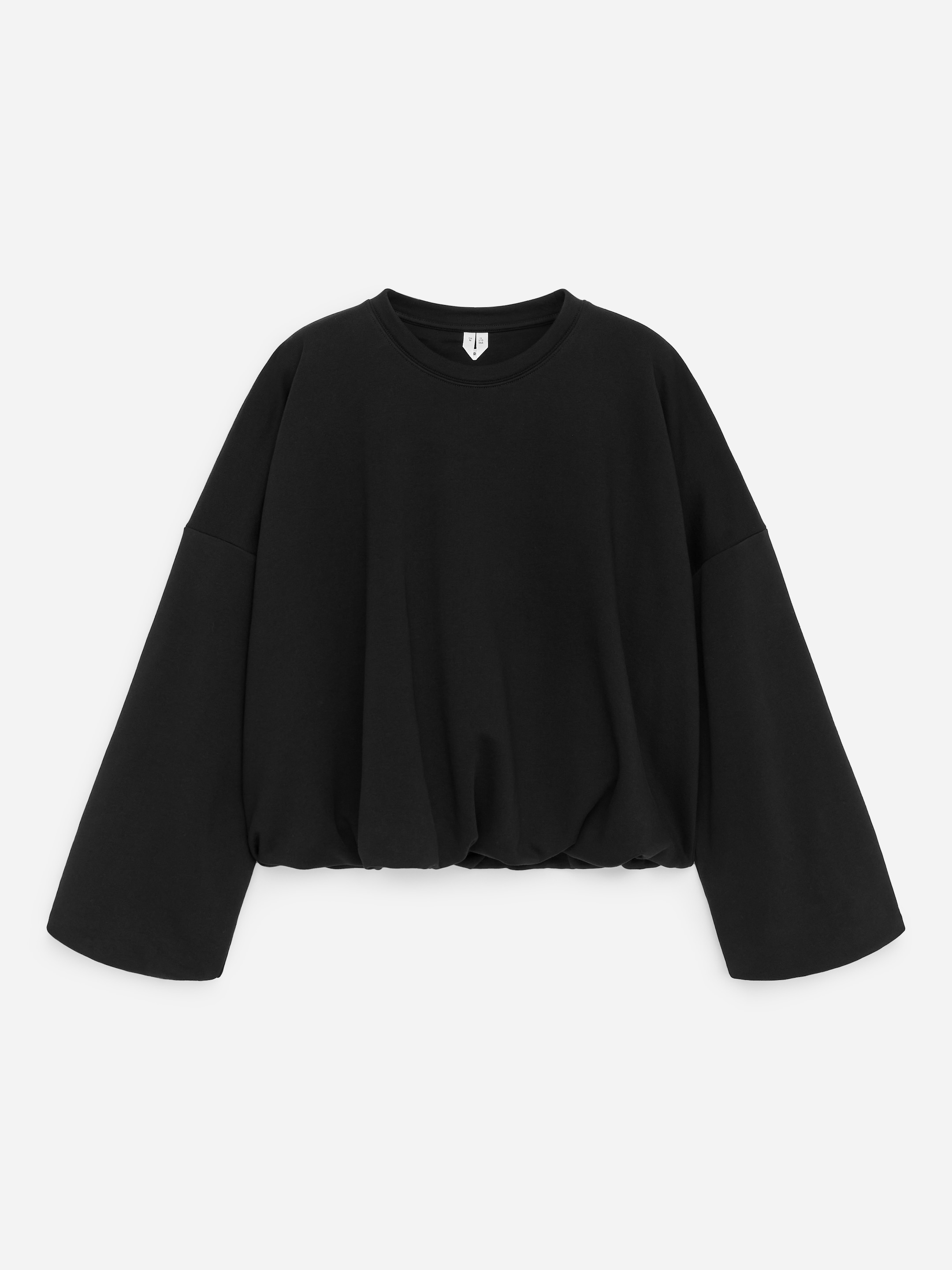 Balloon Sweatshirt-Black-18148