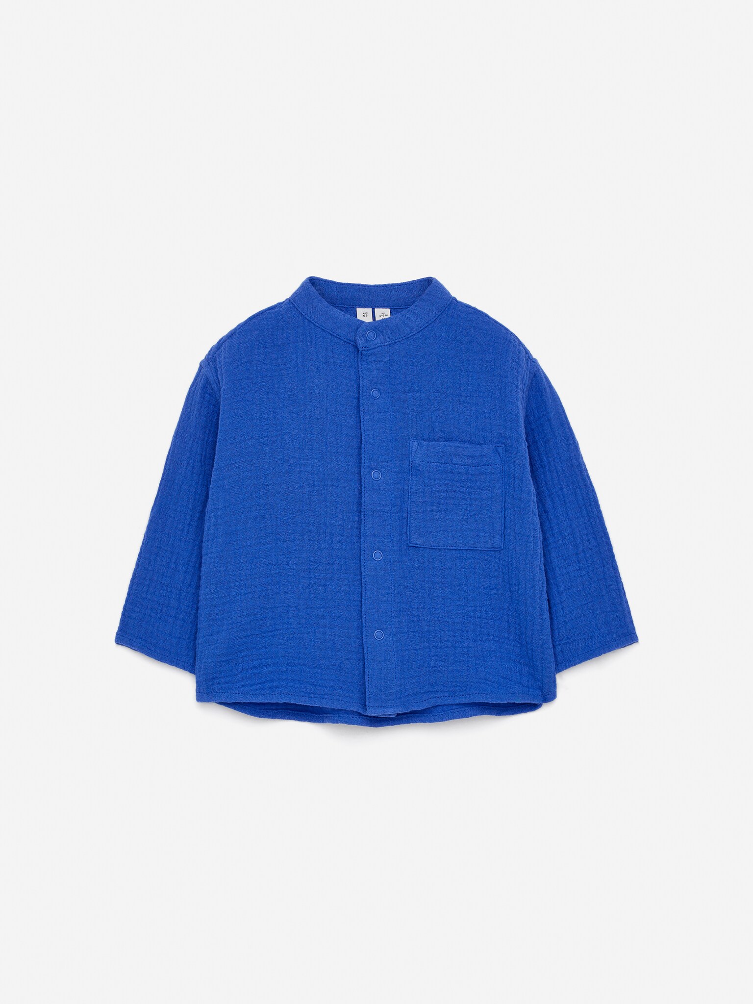Chemise en mousseline - Bleu - 1