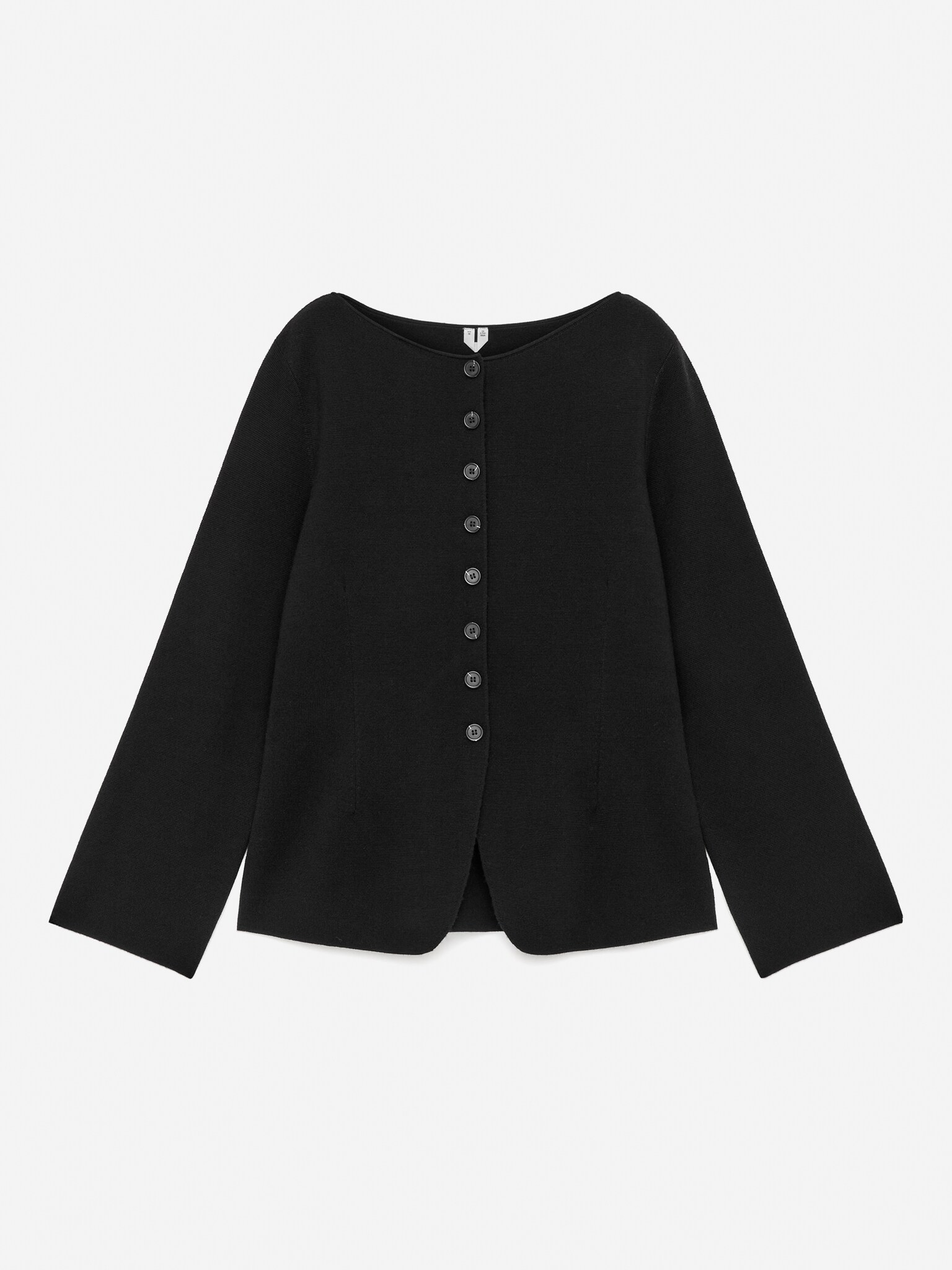 Nativa Wool Cardigan - Black - 2