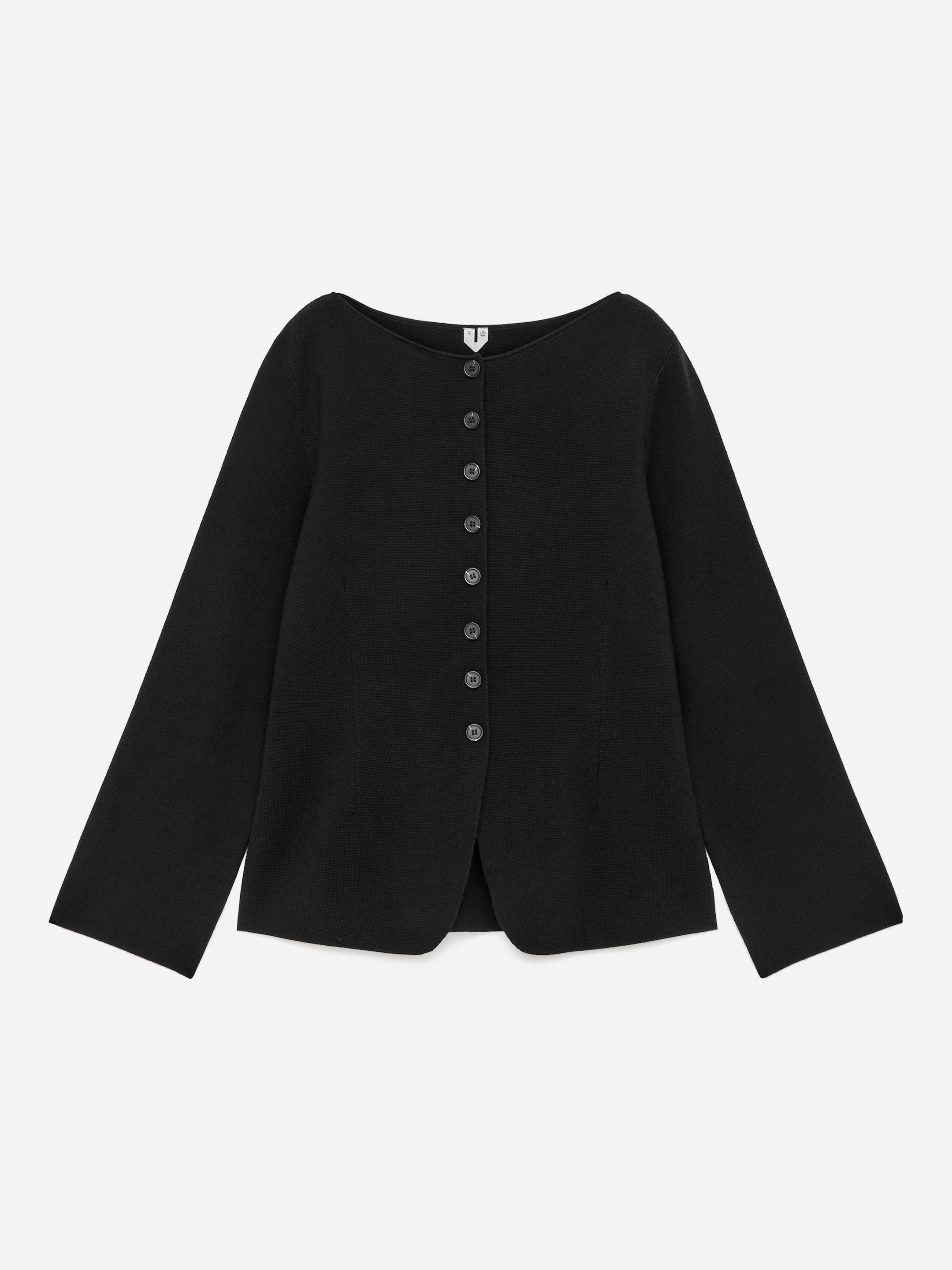 Kofta i merinoull - Svart - Slim fit - Women - StillMedia/DescriptiveStillLife - 1