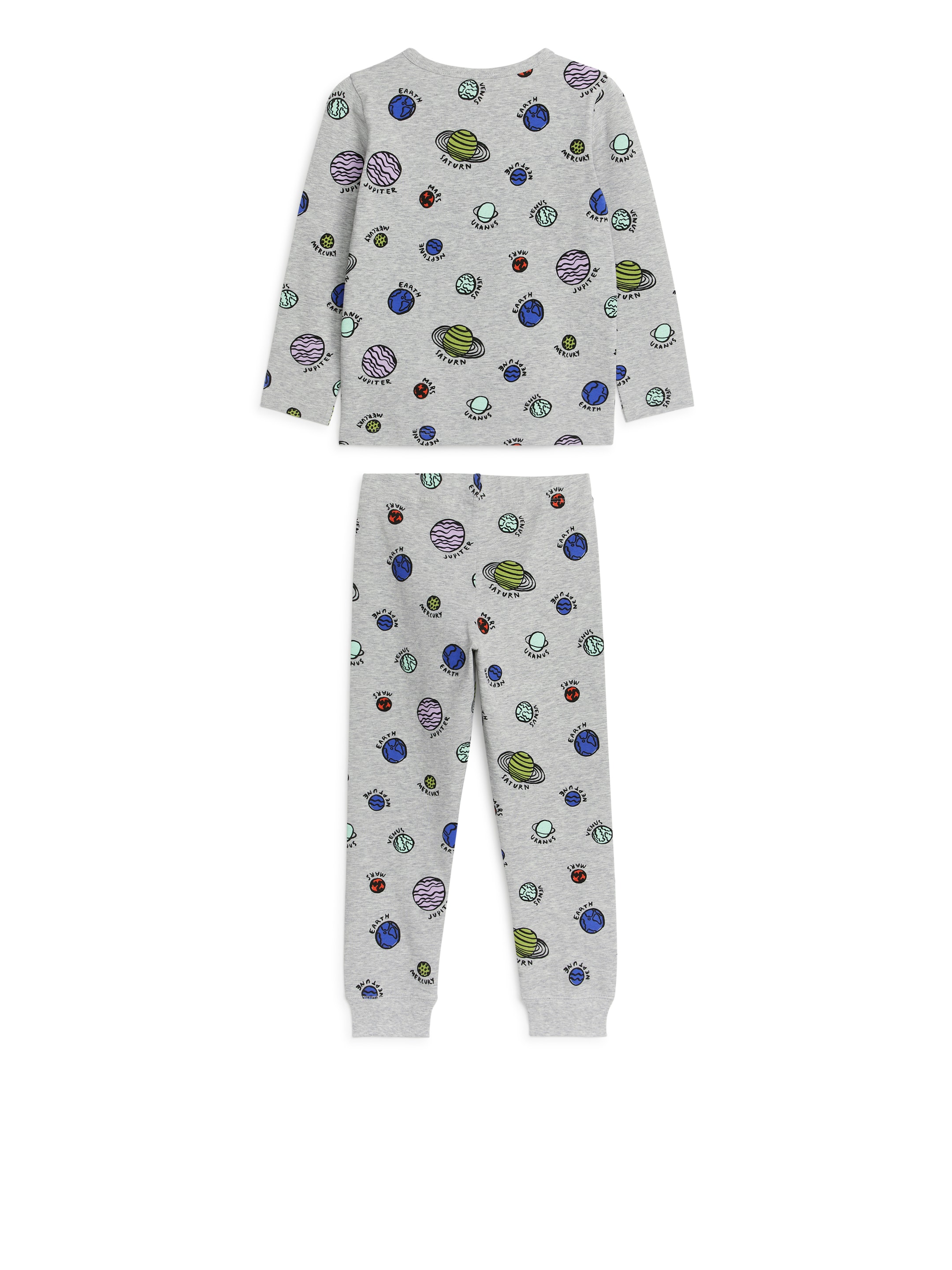 Jersey-Pyjama - Grau - Regular Fit - Kinder - StillMedia/DescriptiveStillLife - 1
