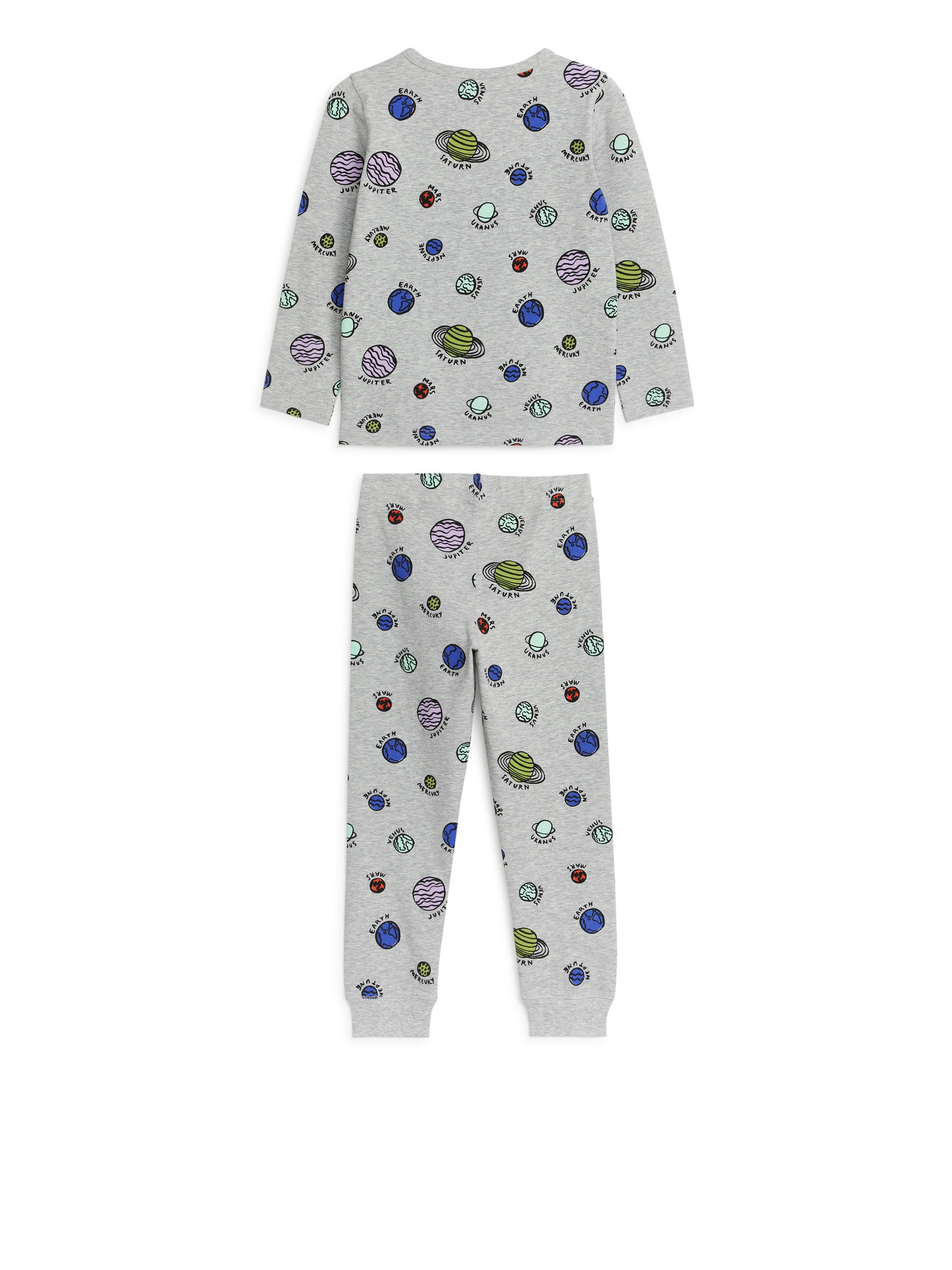 Jersey-Pyjama - Grau - Regular Fit - Kinder - StillMedia/DescriptiveStillLife - 1