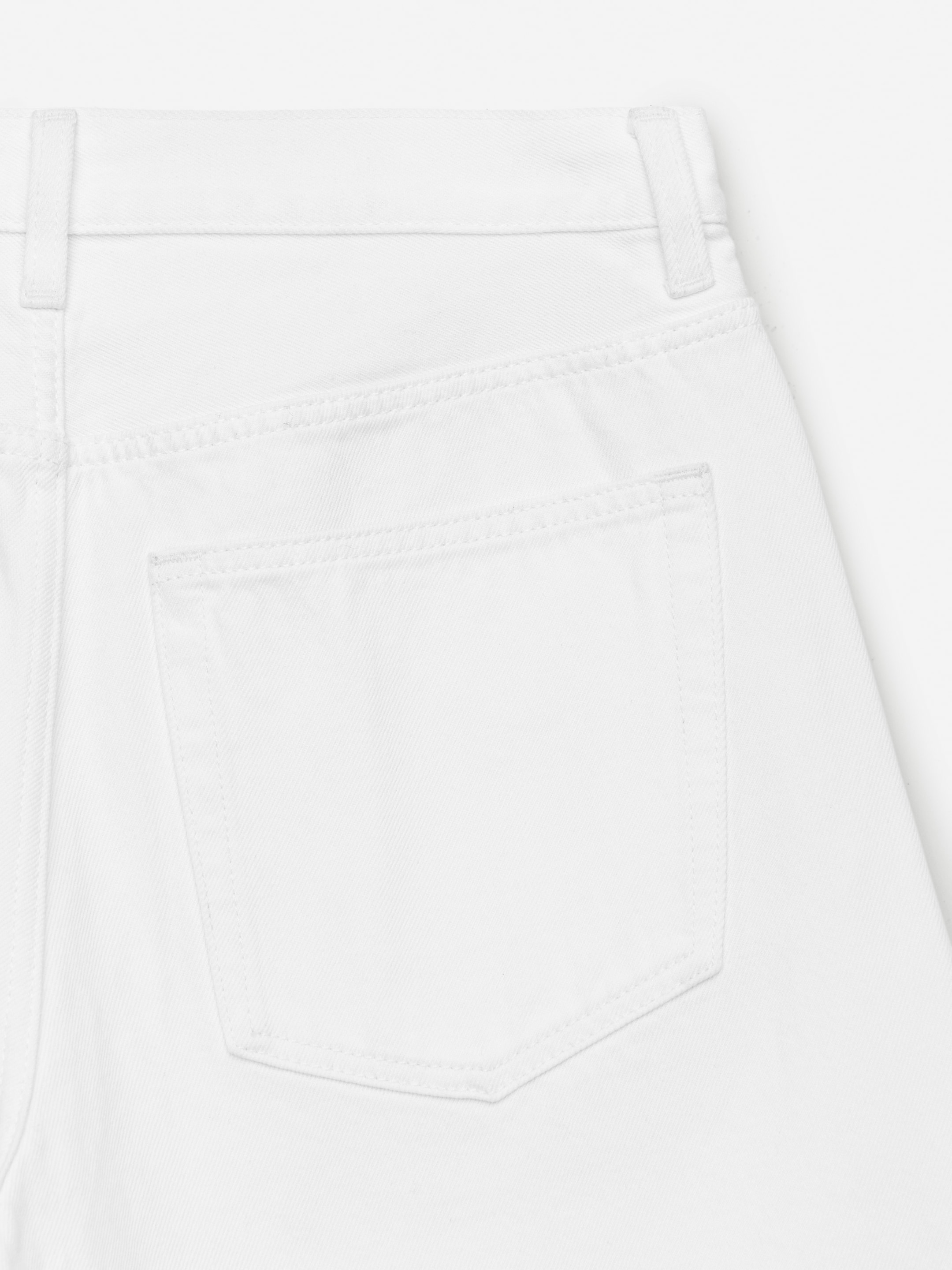 Långa denimshorts - Vit - Loose fit - Women - StillMedia/DescriptiveDetail - 1