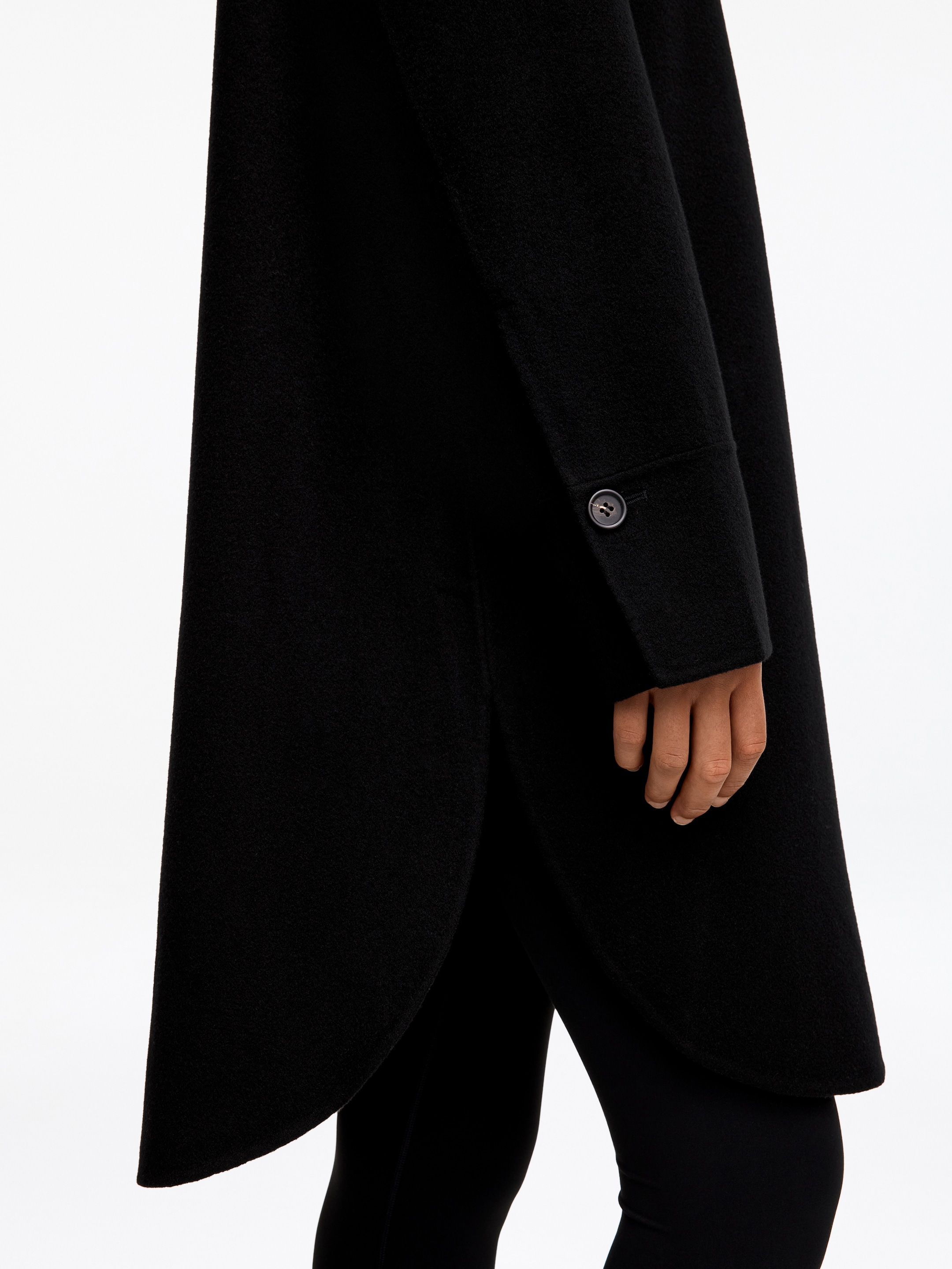 Dubbelvävd overshirt - Svart - Regular fit - women - StillMedia/Lookbook - 5