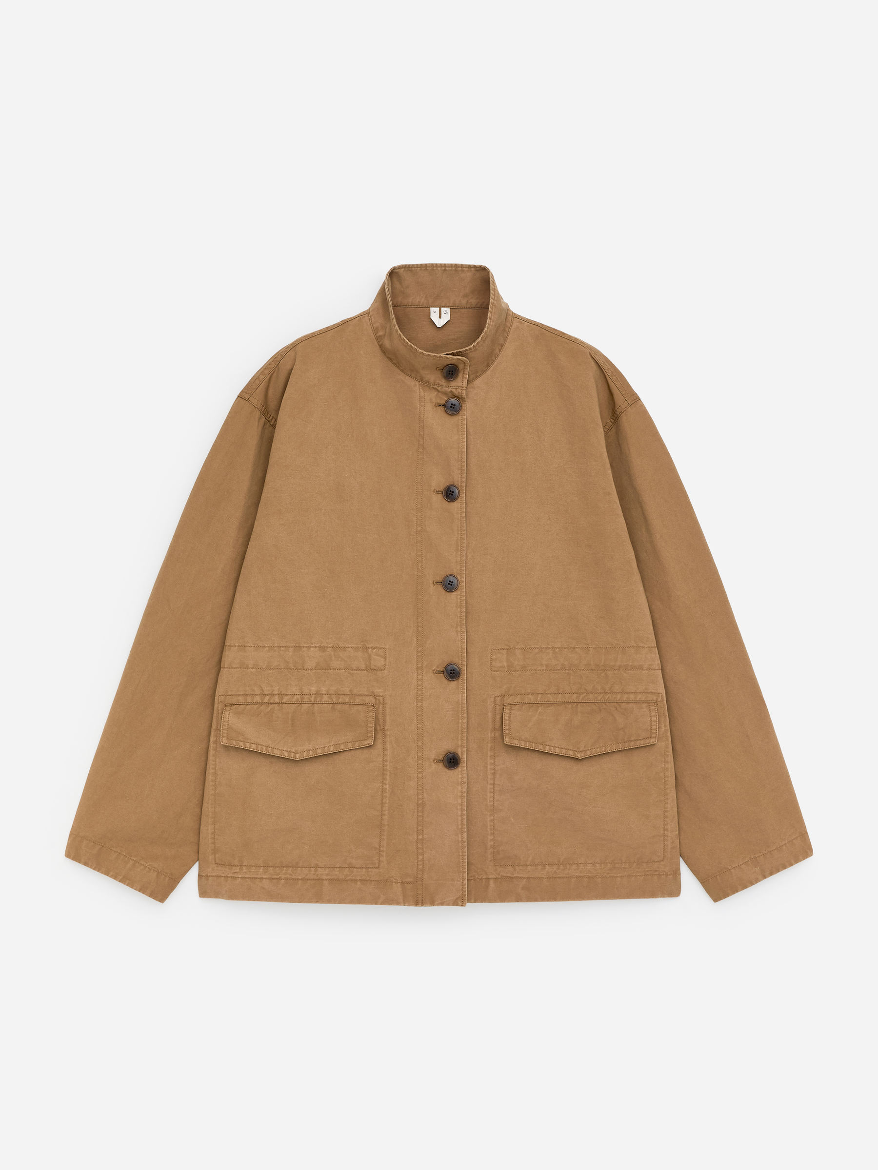 Relaxed Overshirt - Brown - Relaxed fit - Femme - StillMedia/DescriptiveStillLife - 1