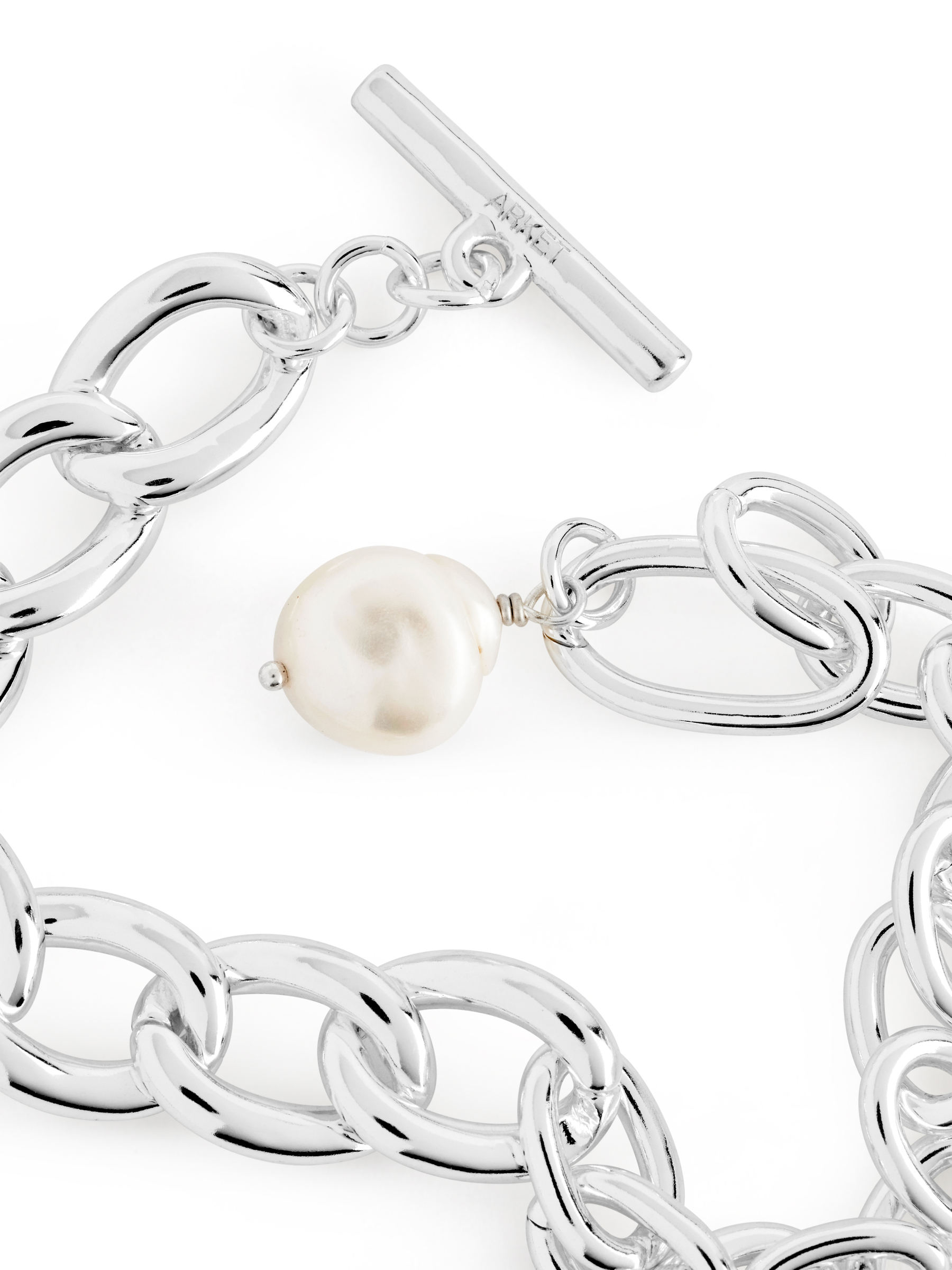 Versilbertes Kettenarmband - Silber - Women - StillMedia/DescriptiveDetail - 2