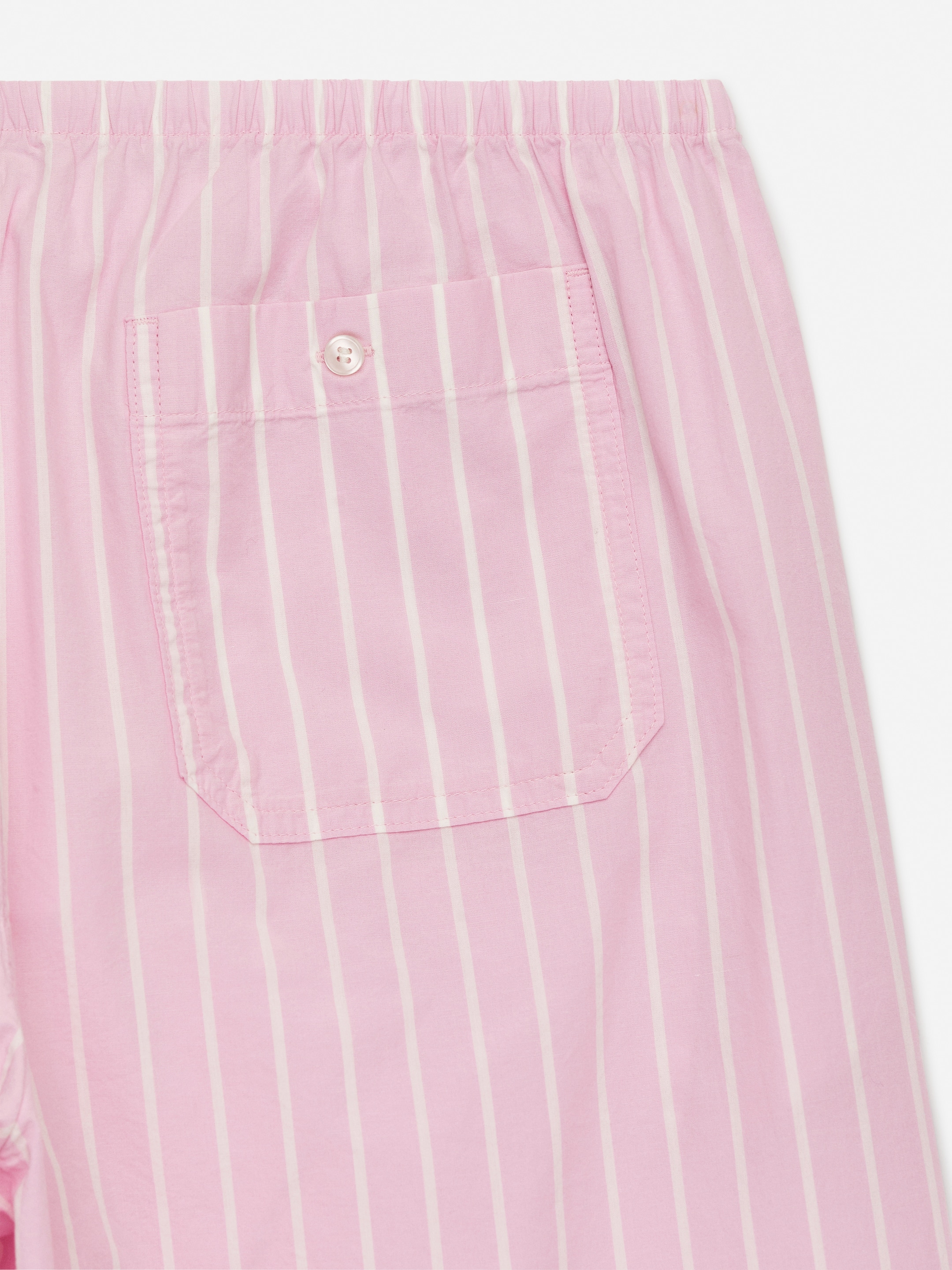 Pantalon en coton - Rose/Blanc - Regular fit - Femme - StillMedia/DescriptiveDetail - 2