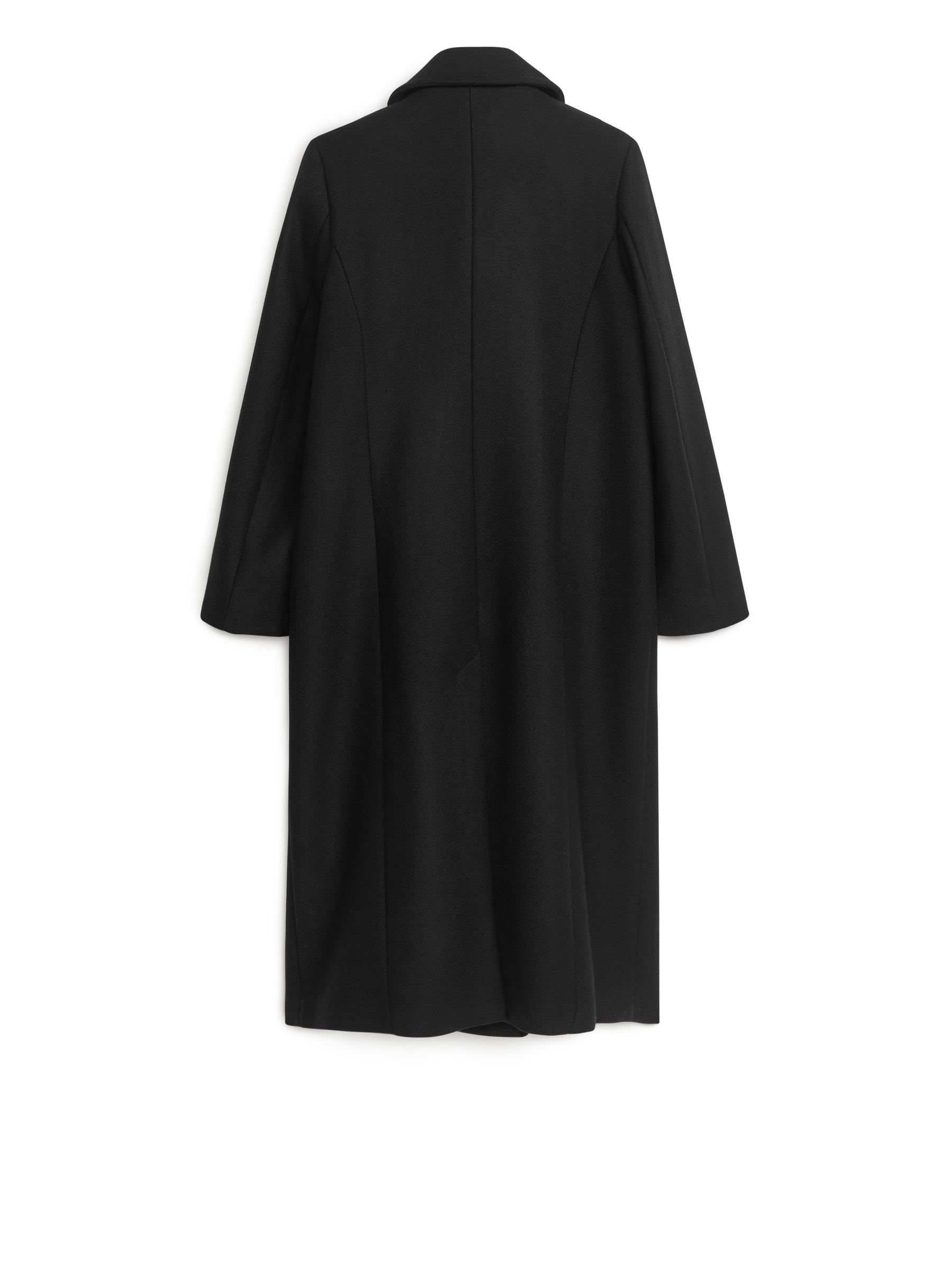 Zweireihiger Wollmantel - Schwarz - Regular Fit - Damen - StillMedia/DescriptiveStillLife - 13