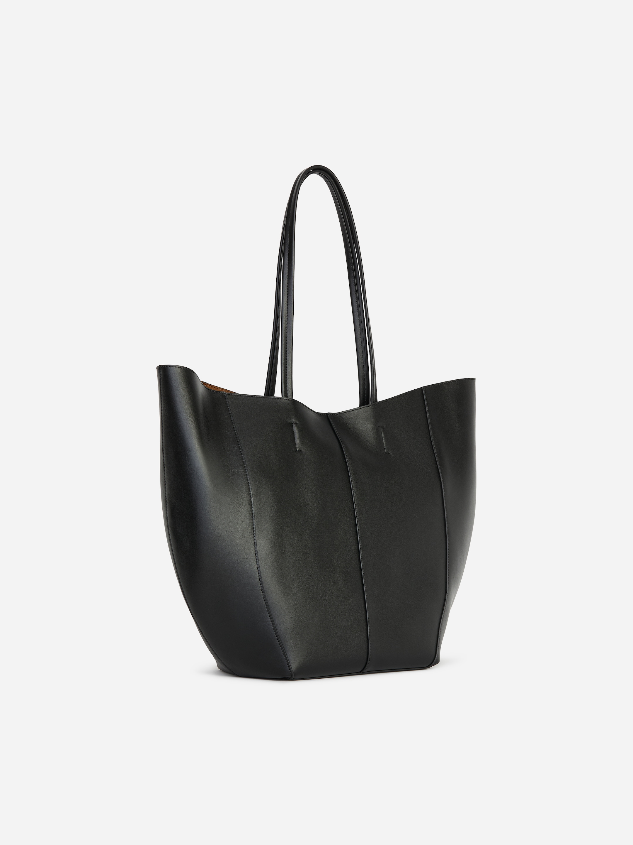 Sac fourre-tout en cuir - Noir - women - StillMedia/DescriptiveStillLife - 3