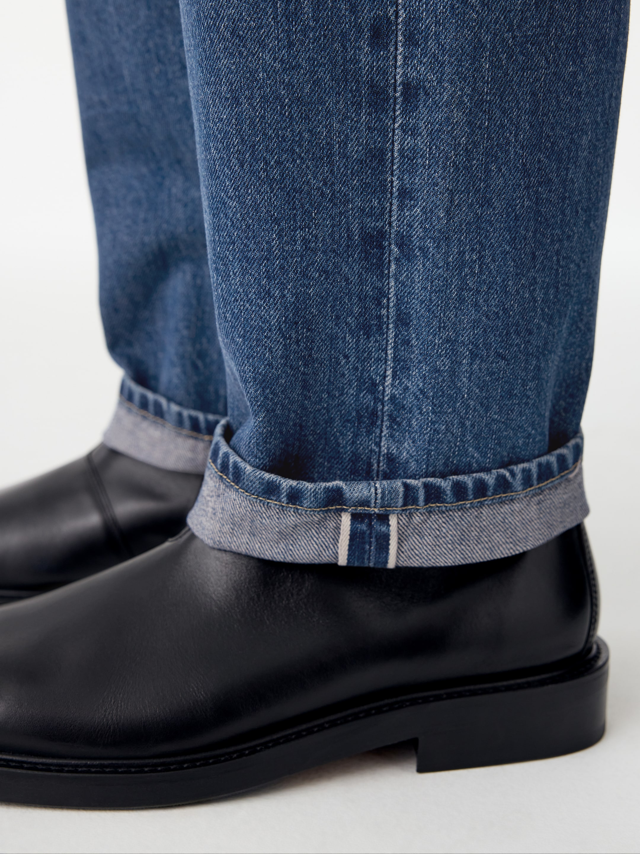 OCEAN Loose Selvedge Jeans - Blue - Loose fit - men - StillMedia/Lookbook - 7