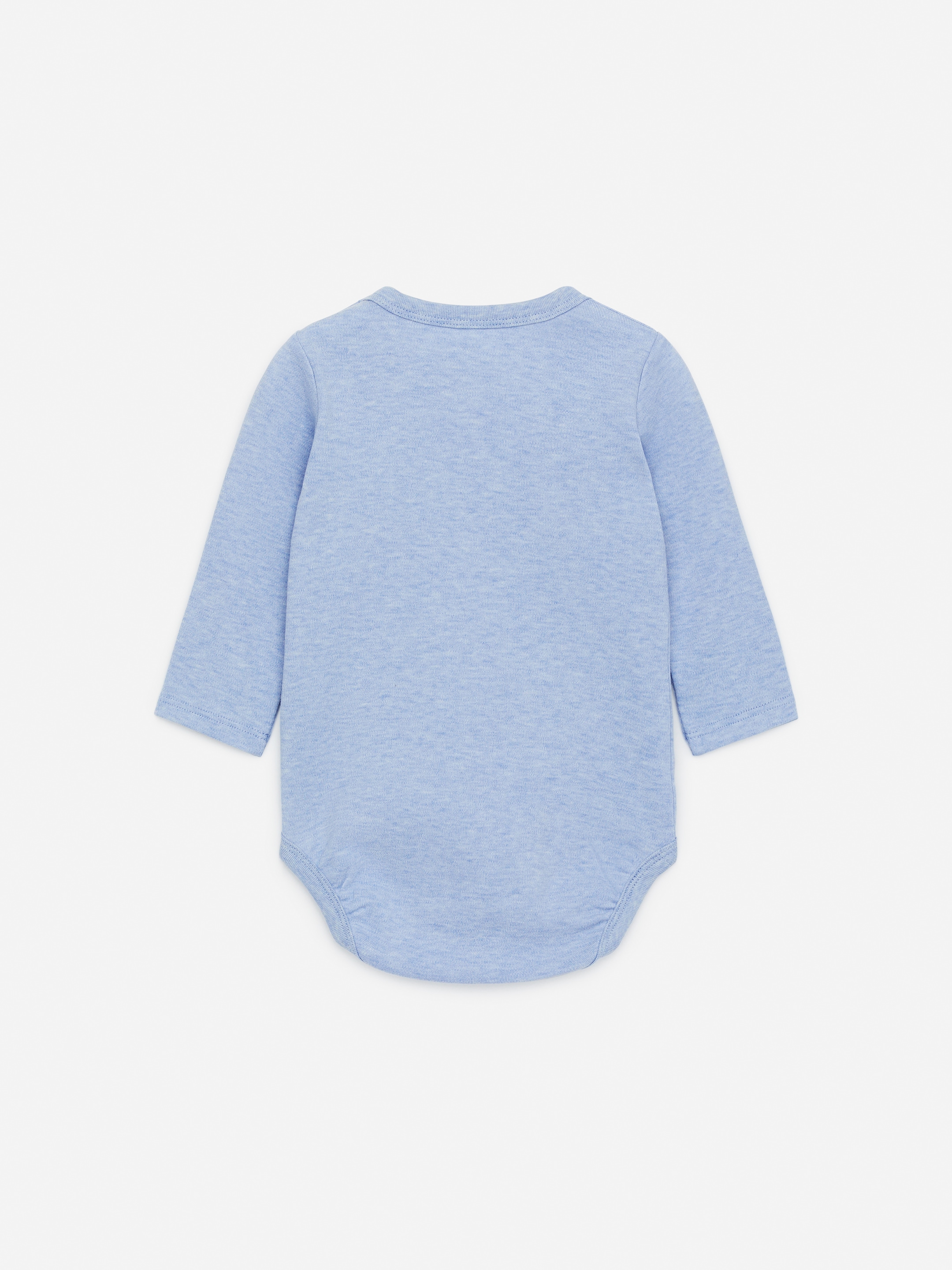 Long-Sleeve Bodysuit - Light Blue Melange - Regular fit - Children - StillMedia/DescriptiveStillLife - 2