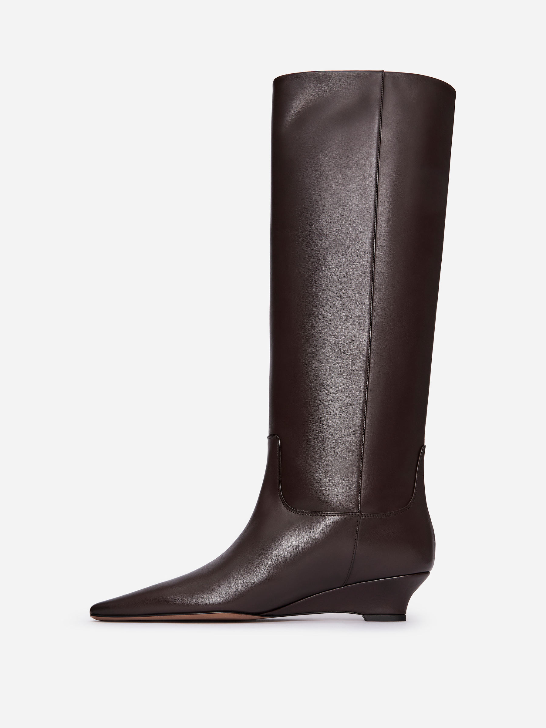 Leather Boots - Dark Brown - Women - StillMedia/DescriptiveStillLife - 2