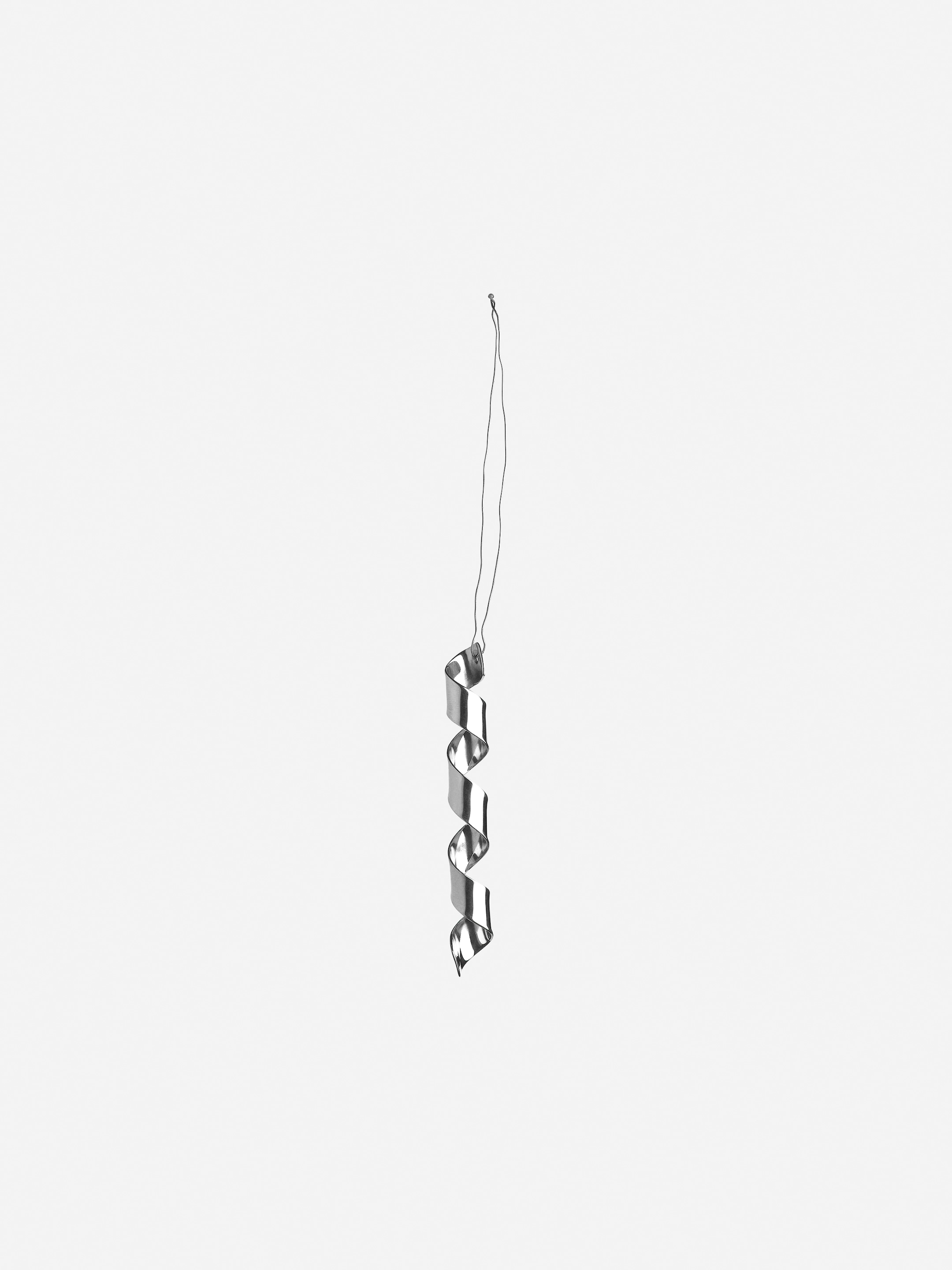 Metal Serpentine Ornament-#DFDEDE-13468