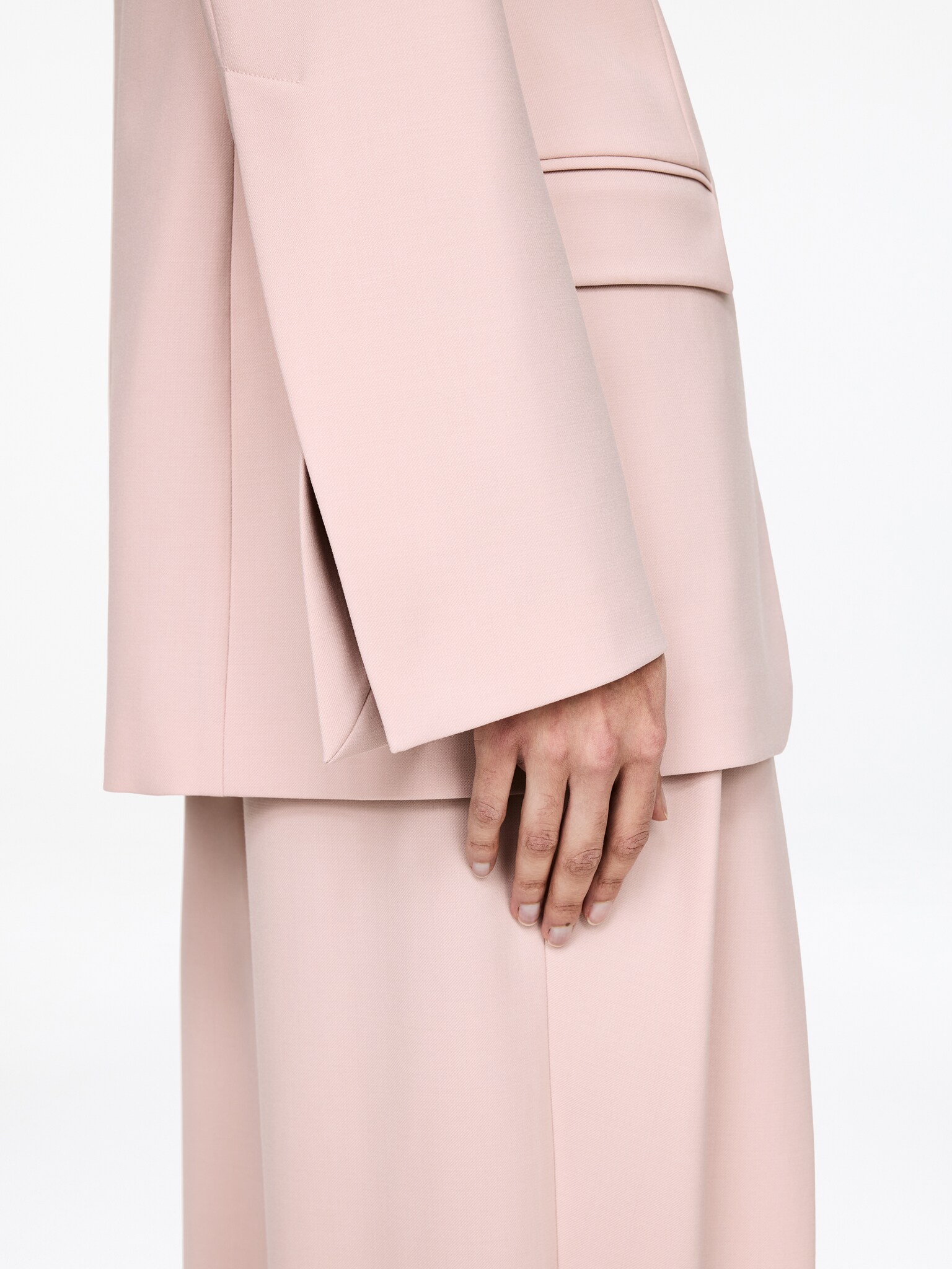 Blazer de botonadura única - Salmón - 5