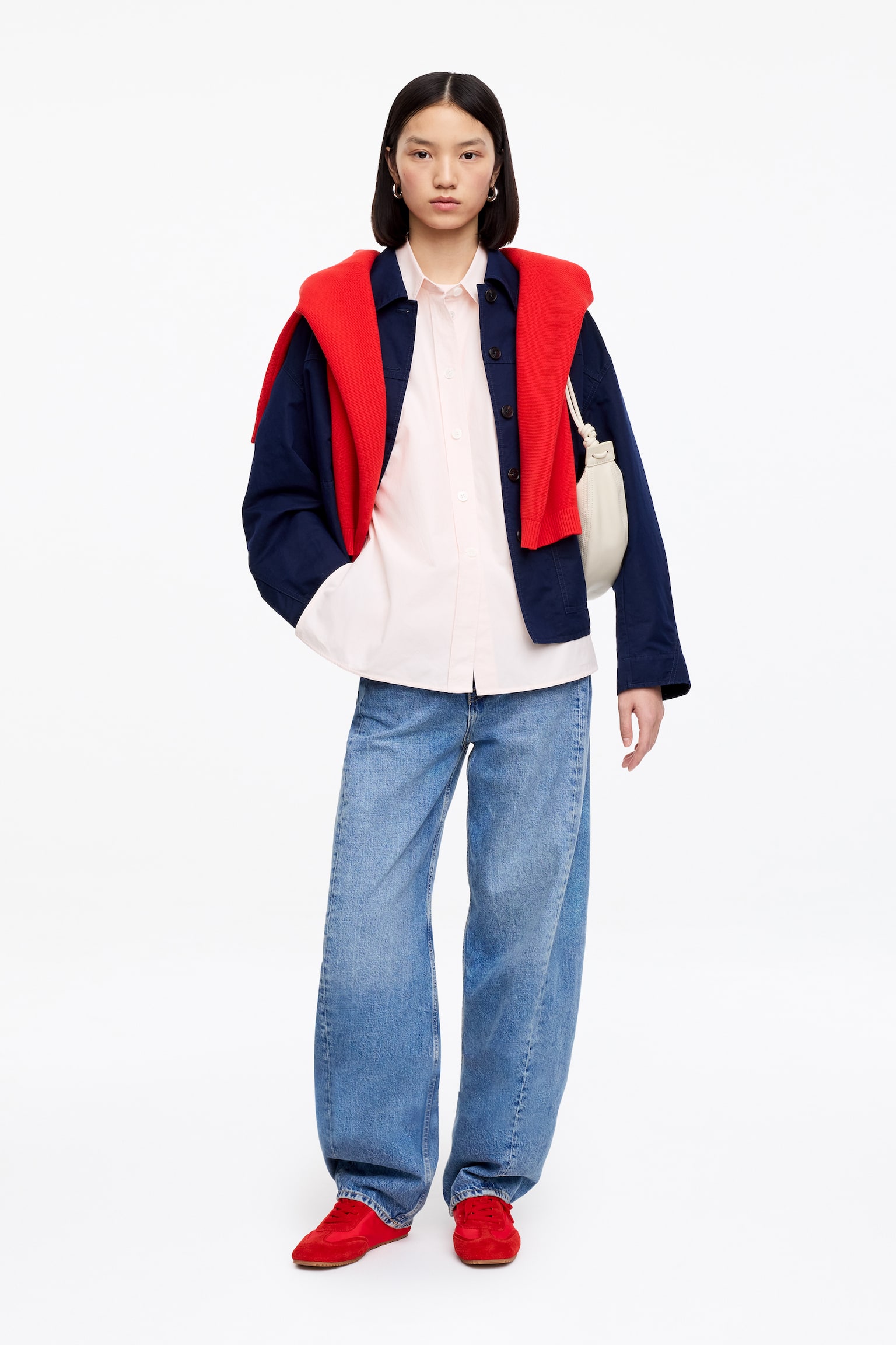 Риза с къс ръкав - Розово/Черно - 6