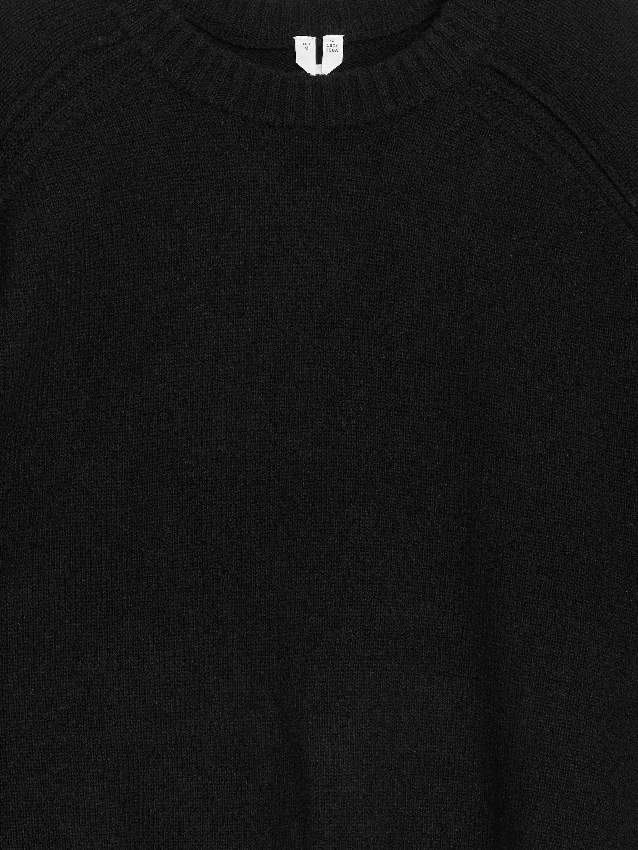 Wool Jumper - Black - Regular fit - Women - StillMedia/DescriptiveDetail - 2