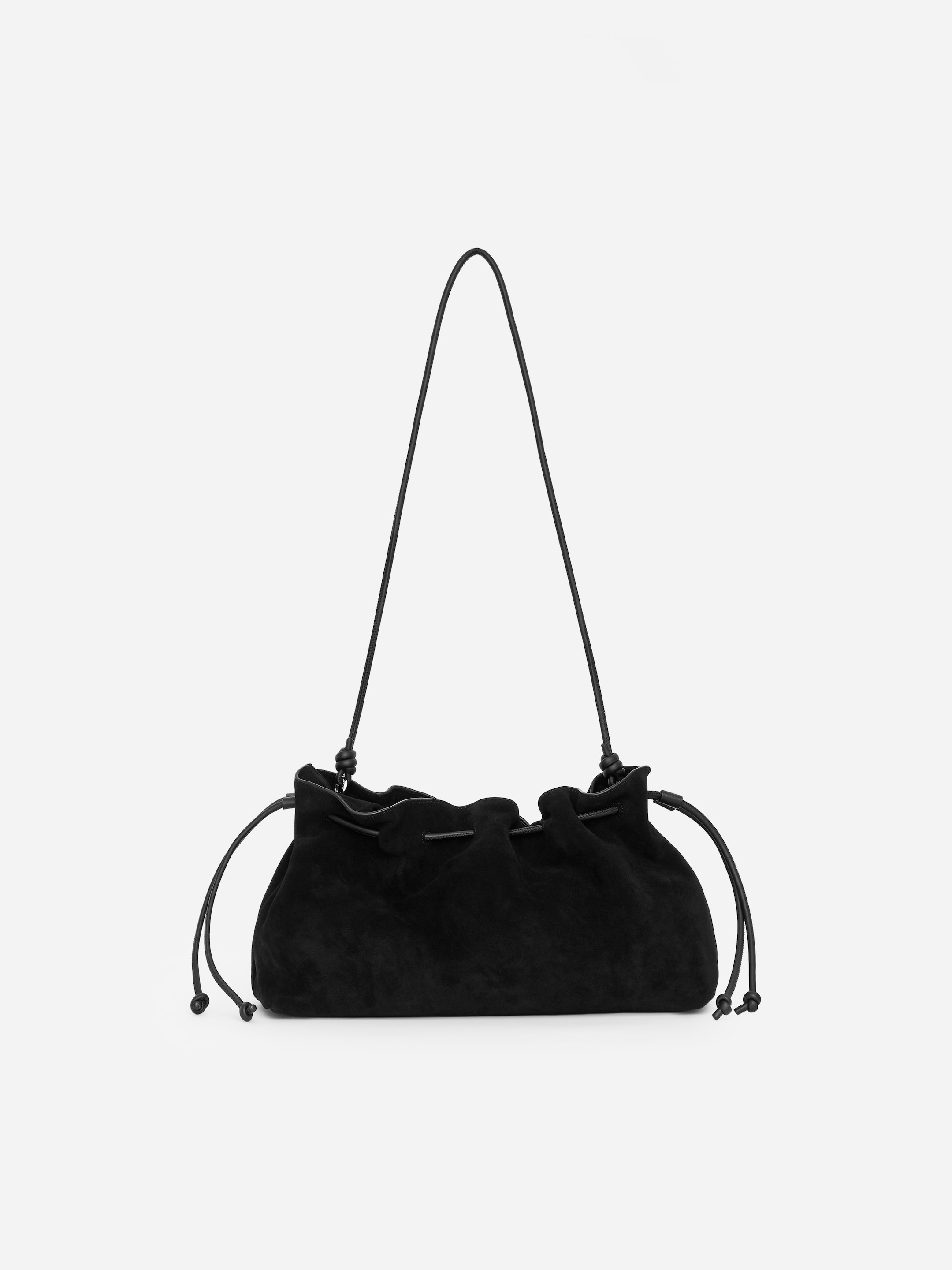 Split Suede Pouch-#272627-18449