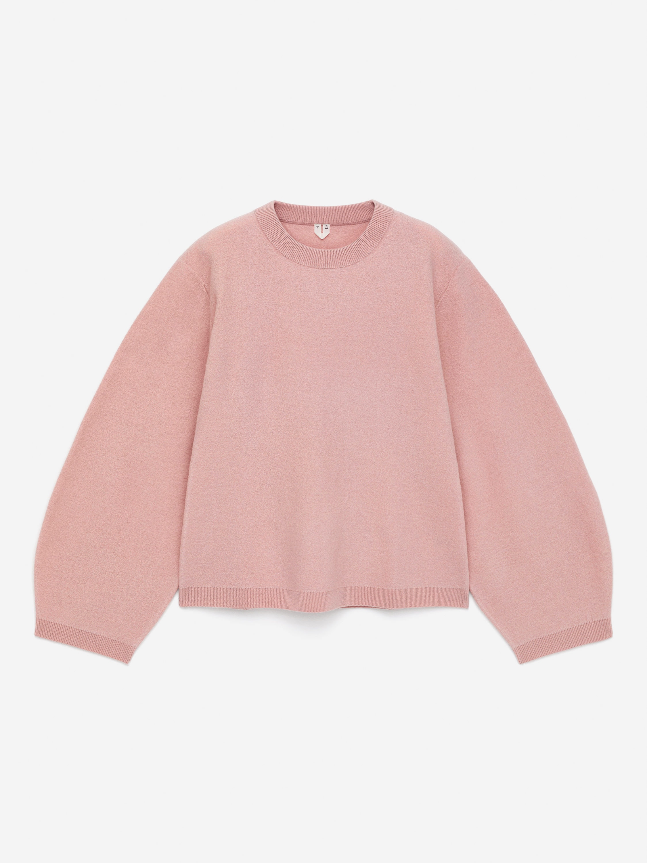 Boiled Wool Jumper - Dusty Pink - Regular fit - Women - StillMedia/DescriptiveStillLife - 1