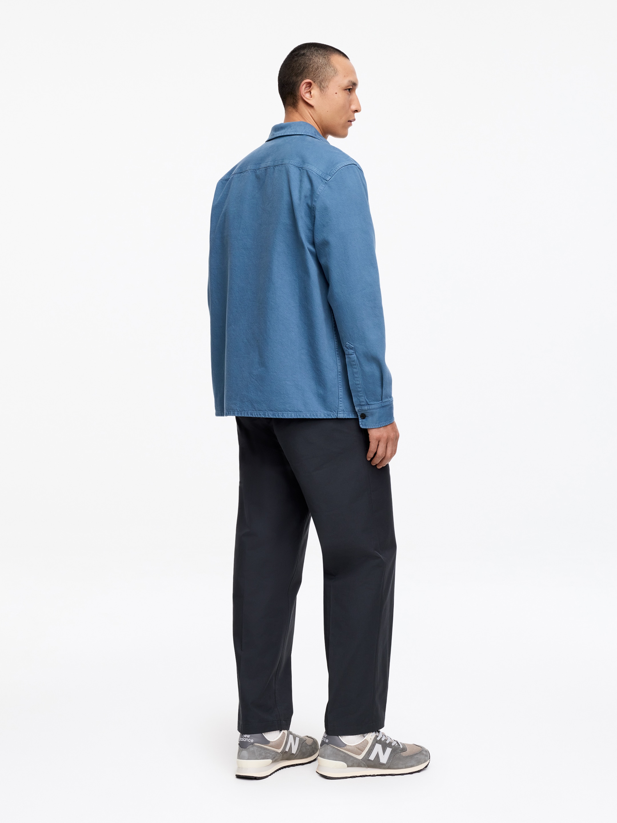 Overshirt aus Baumwolle - Blau - Regular Fit - Herren - StillMedia/Lookbook - 5