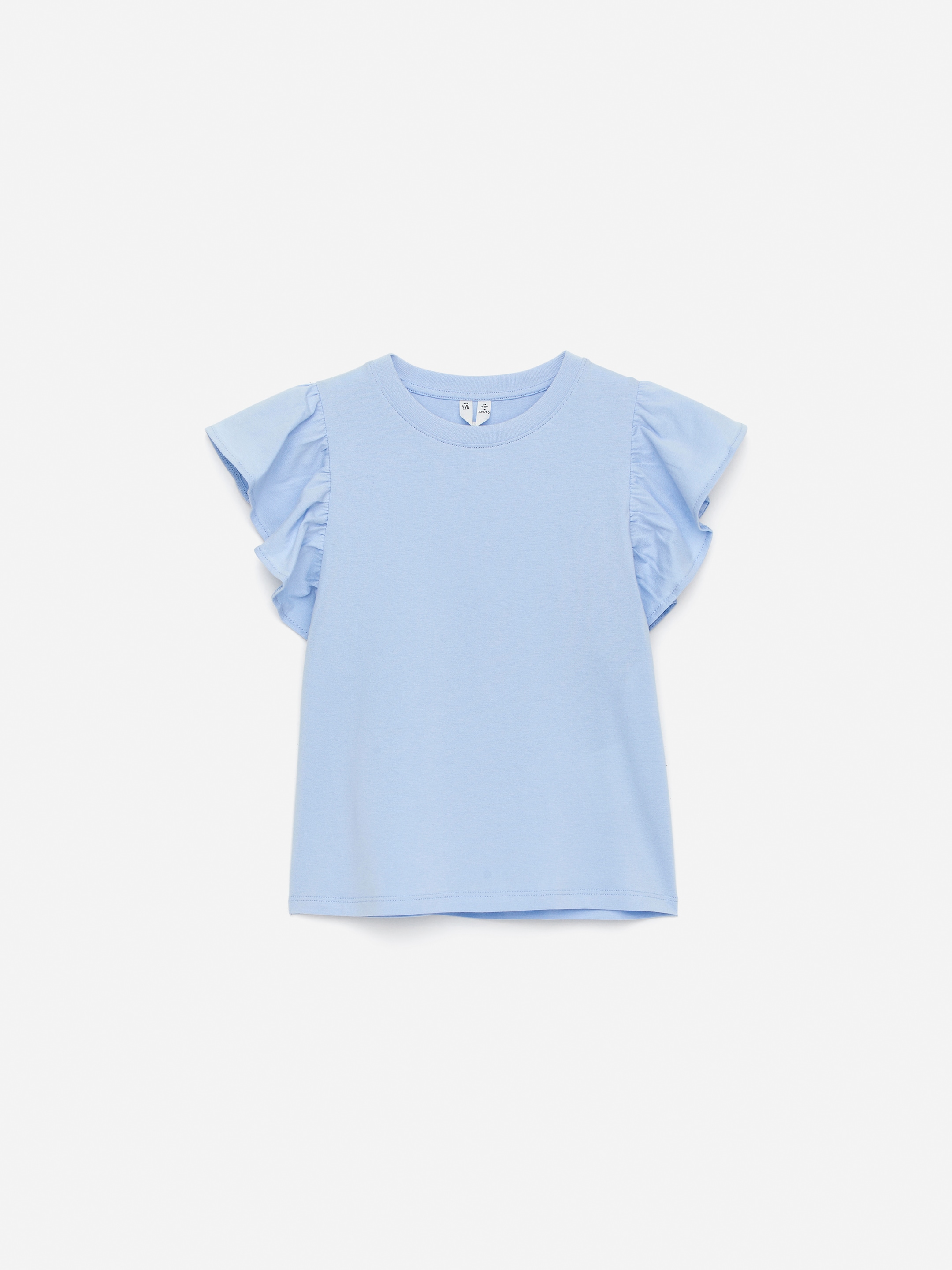 Topp med volanger - Ljusblå - Regular fit - Children - StillMedia/DescriptiveStillLife - 1