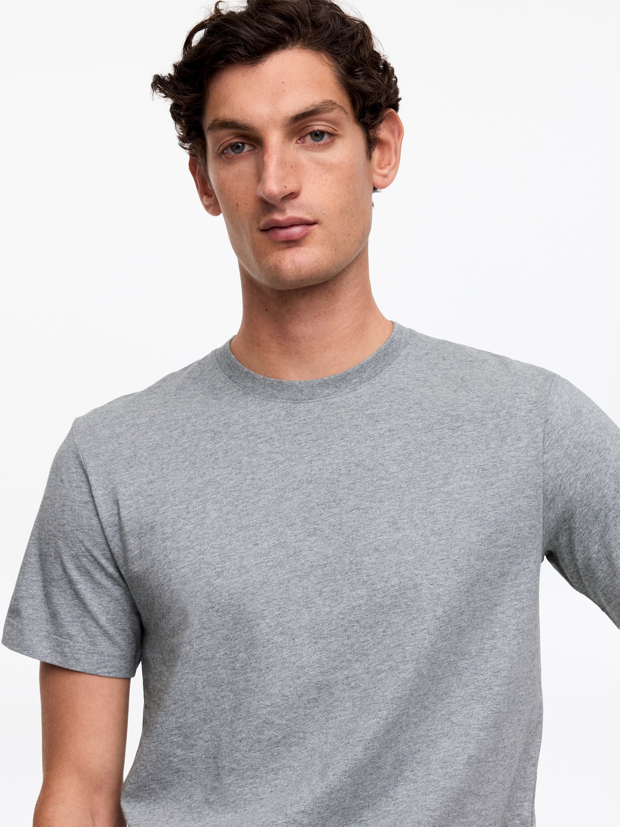 170 GSM Regular T-Shirt - Grey Melange - Regular fit - Men - StillMedia/Lookbook - 50