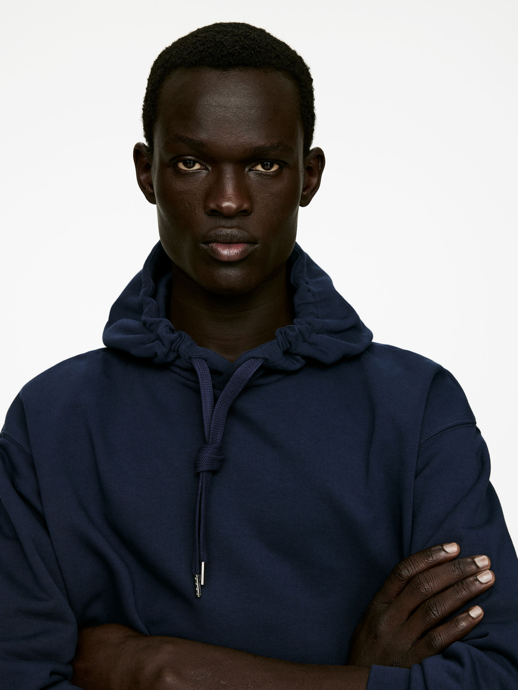 Relaxed Hoodie - Dark Blue - Relaxed fit - Men - StillMedia/Lookbook - 6
