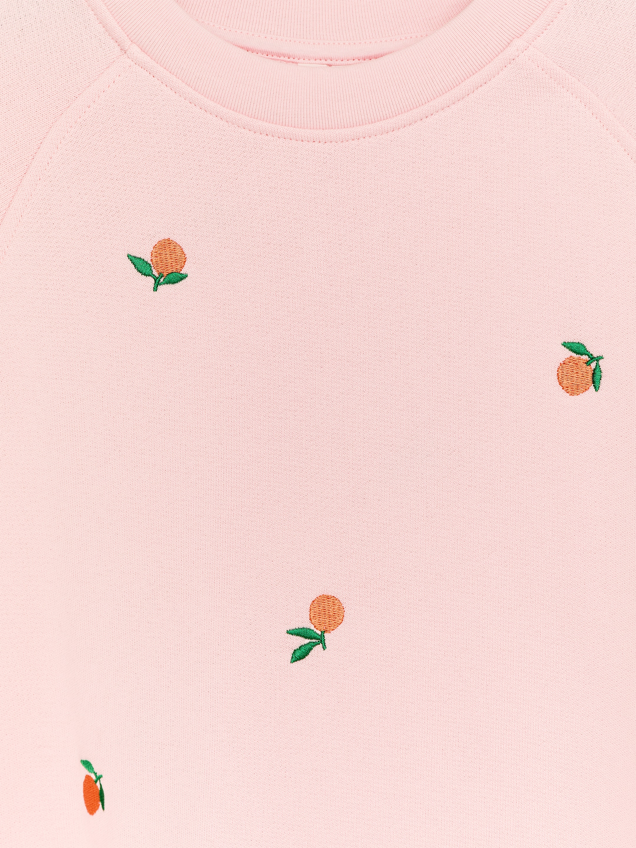 Embroidered Sweatshirt - Pink/Oranges - Relaxed fit - Children - StillMedia/DescriptiveDetail - 1