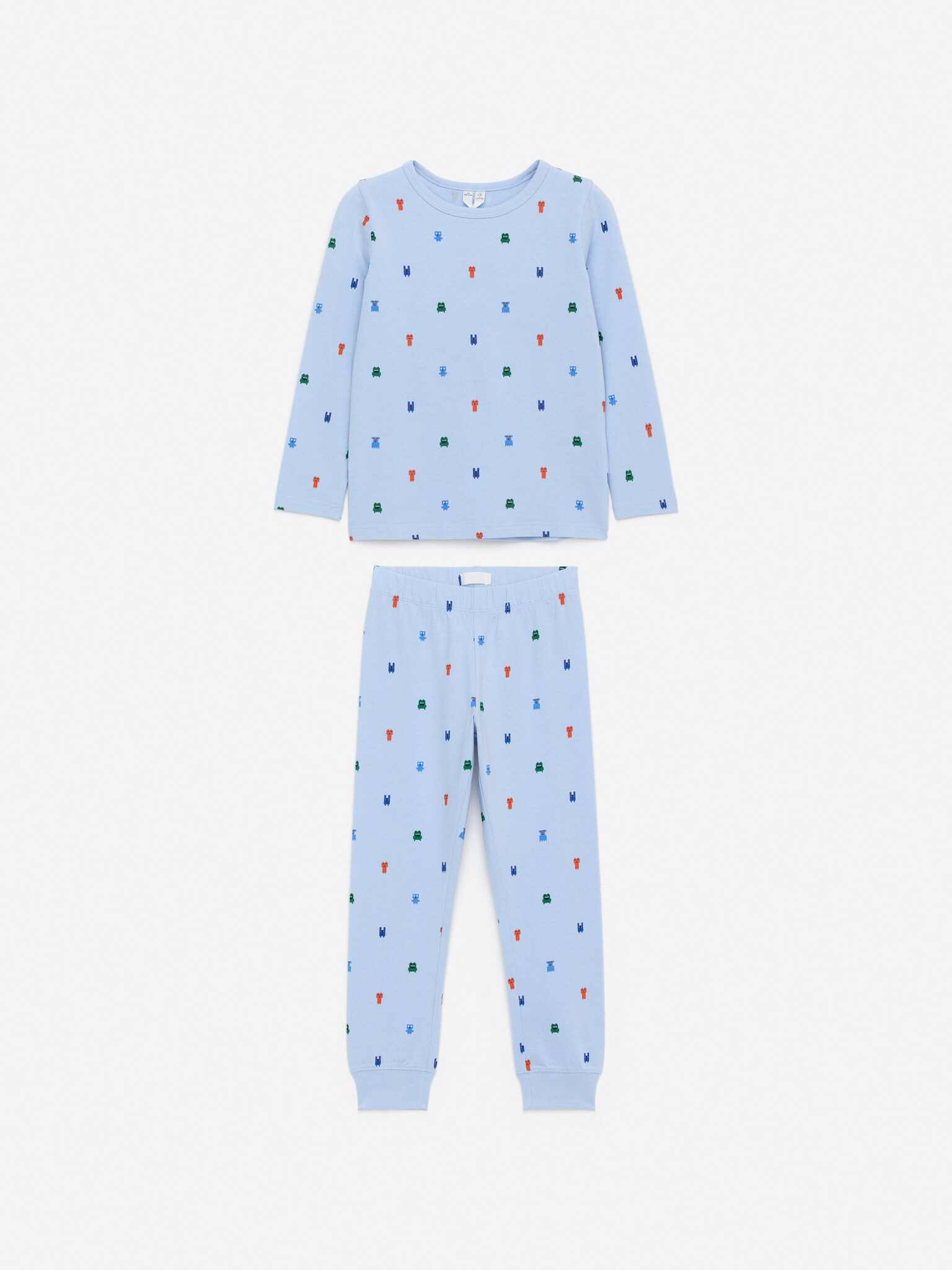 Jersey Pyjama Set - Light Blue/Pink/Hearts/Blue/White/Lilac/Light Blue/Green/Red/Off White