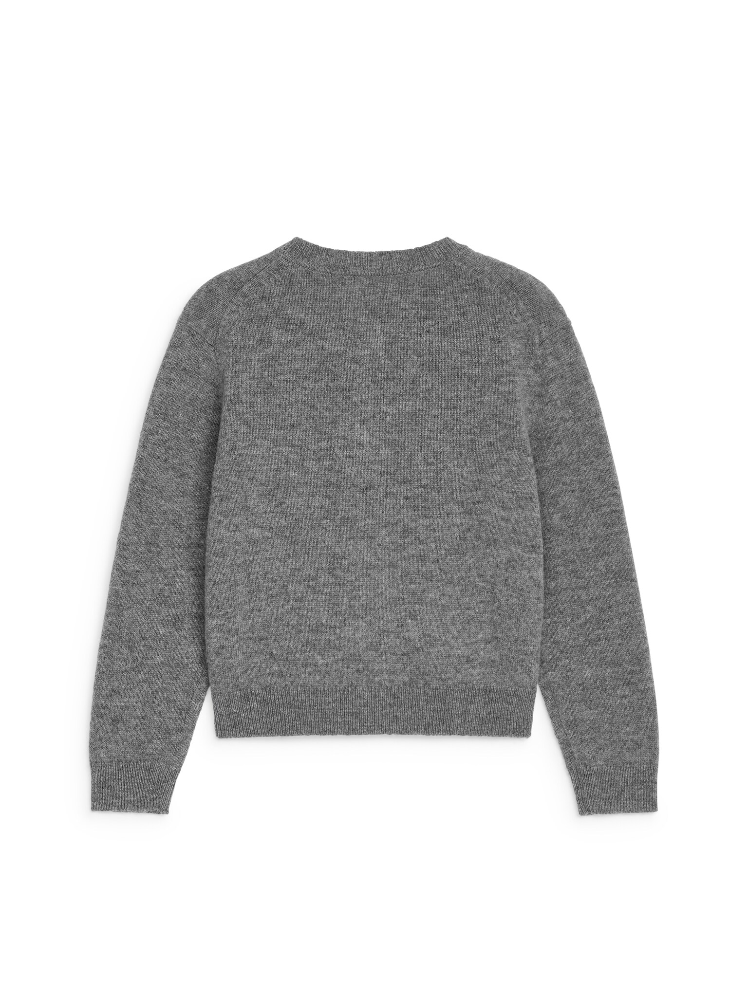 Strickjacke aus Wolle - Grau - 3