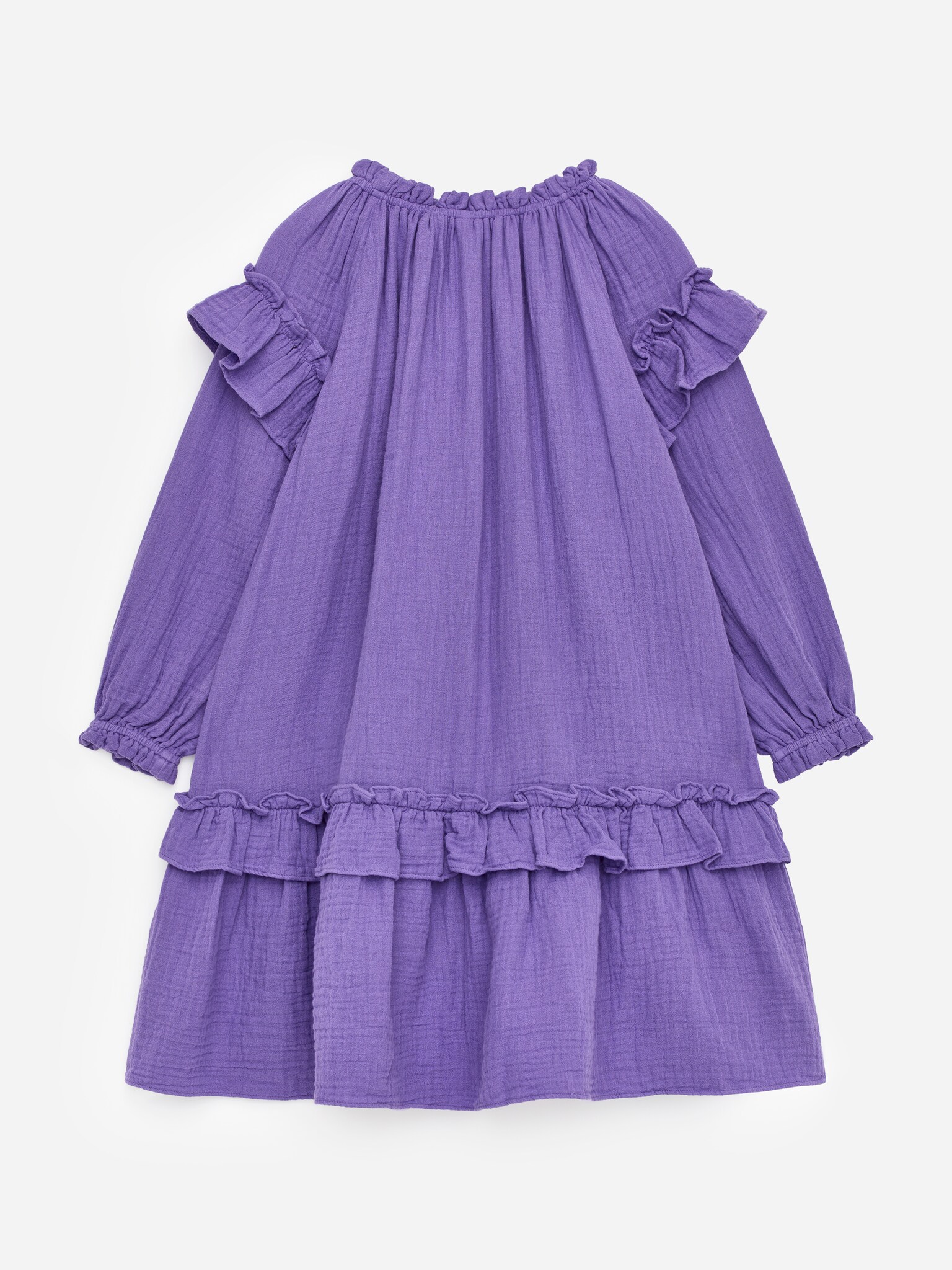 Robe en mousseline de coton - Violet - 2