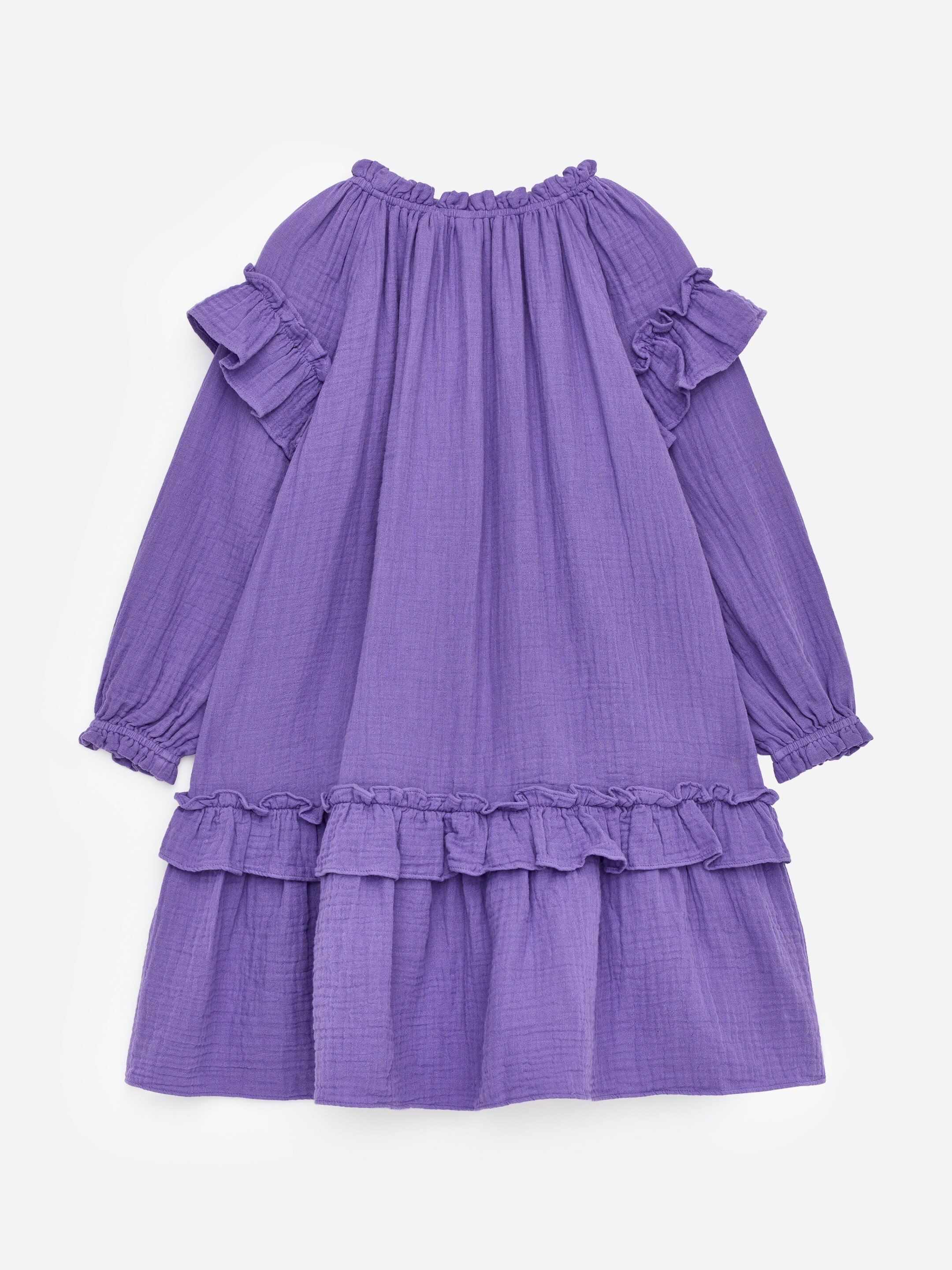 Agrandir l'image: Robe en mousseline de coton - Violet - ENFANT | H&M FR 2