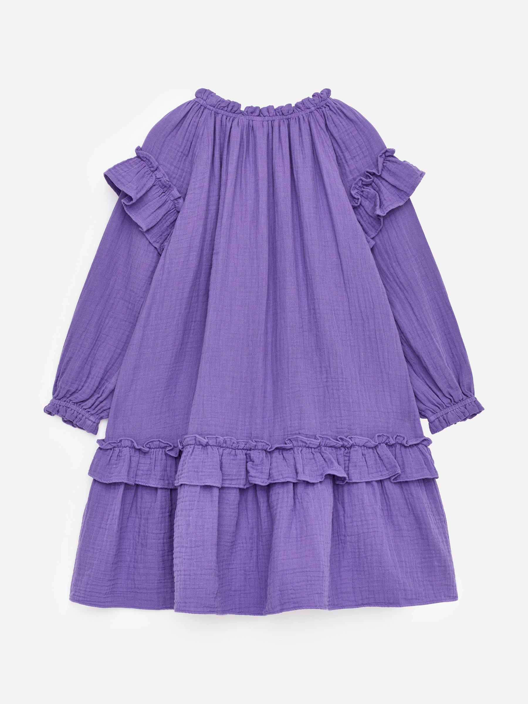 Cotton Muslin Dress - Purple - Relaxed fit - Children - StillMedia/DescriptiveStillLife - 2